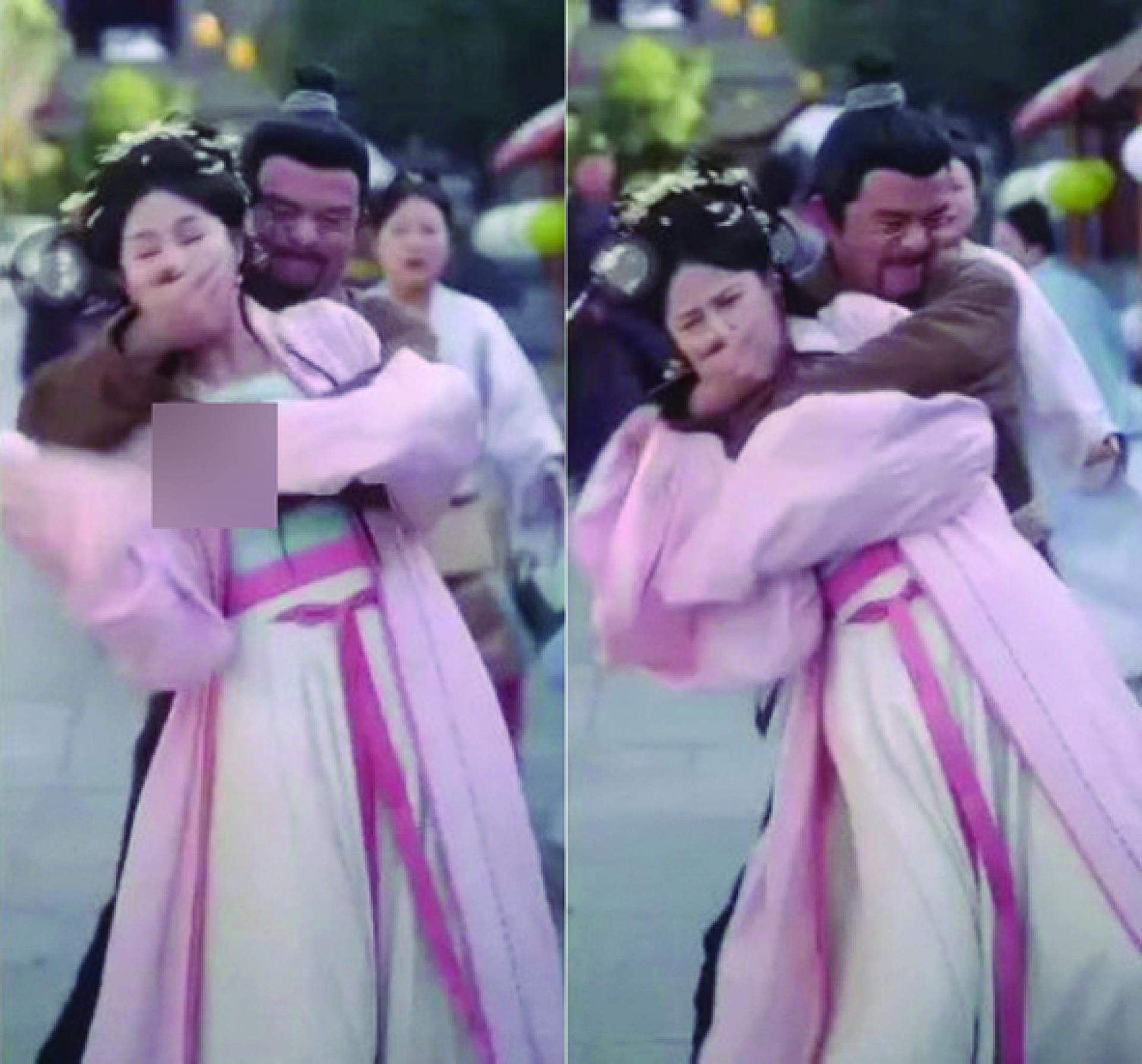 网友傻眼吃豆腐的动作明显，怎还会被剪入正片。