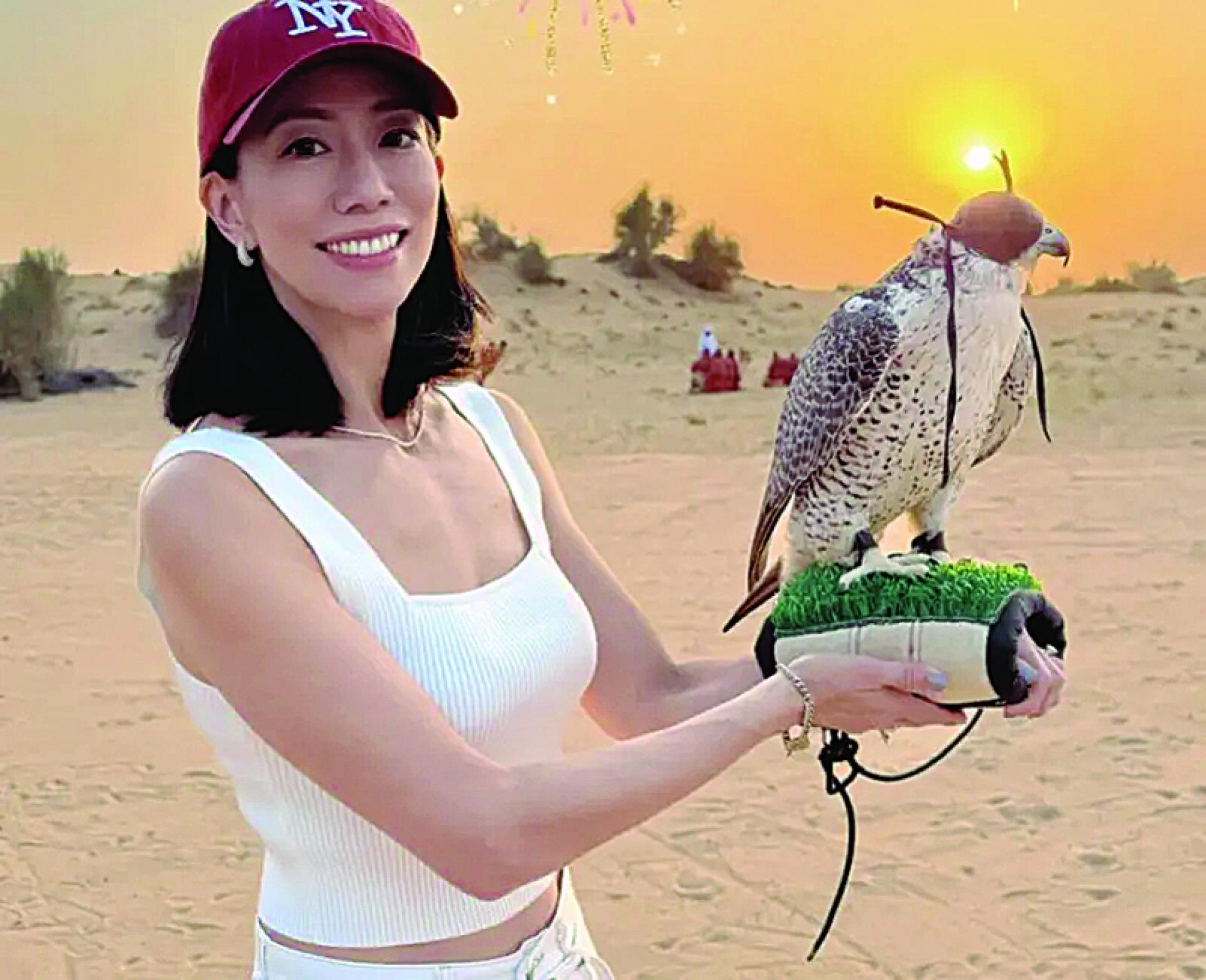 吴辰君近年移居杜拜，生活本来过得悠闲自在，近日杜拜却被伊朗战火波及。