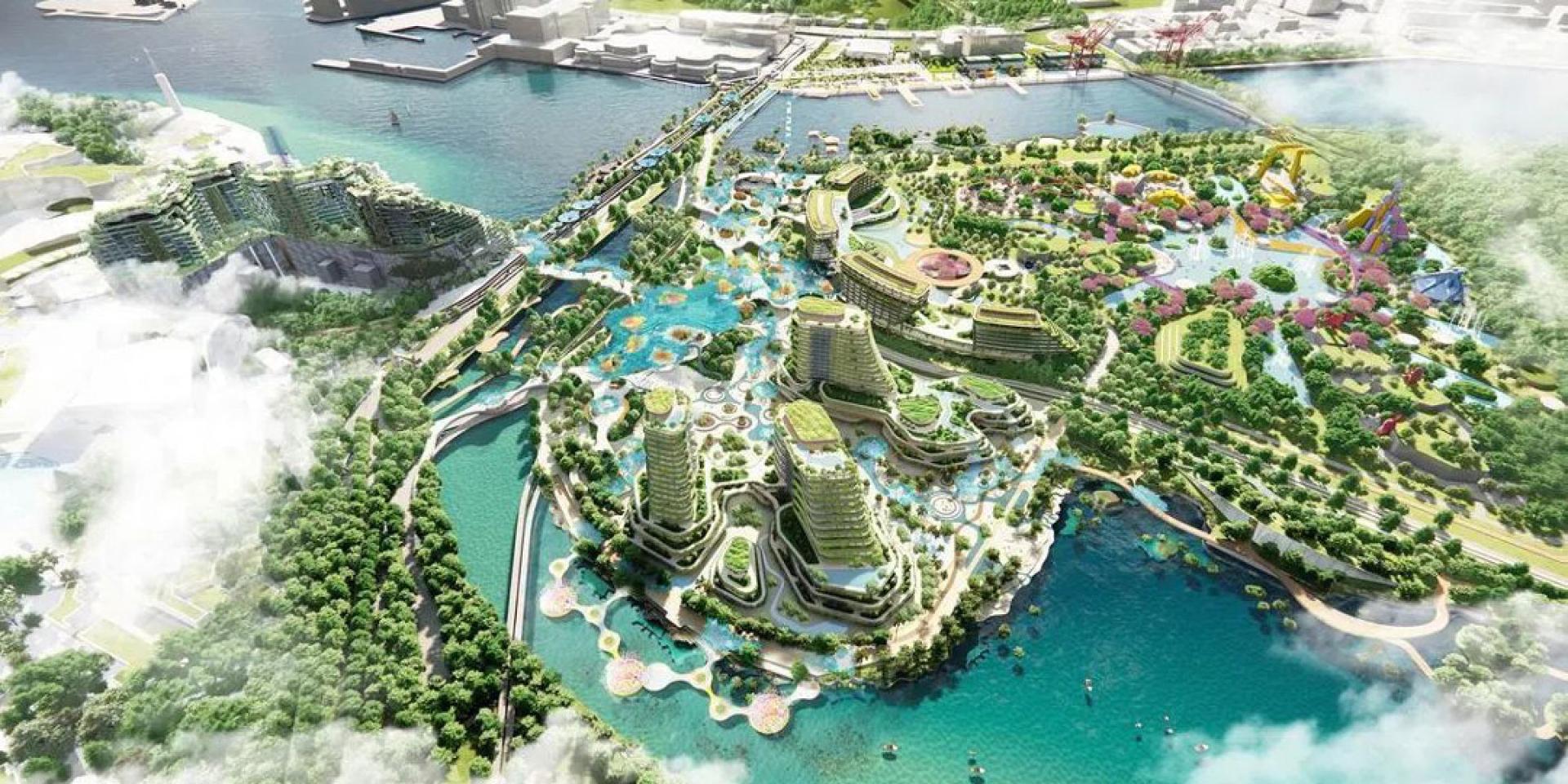 新加坡政府将把圣淘沙和布拉尼岛（大圣淘沙岛）打造为世界级休闲旅游区。