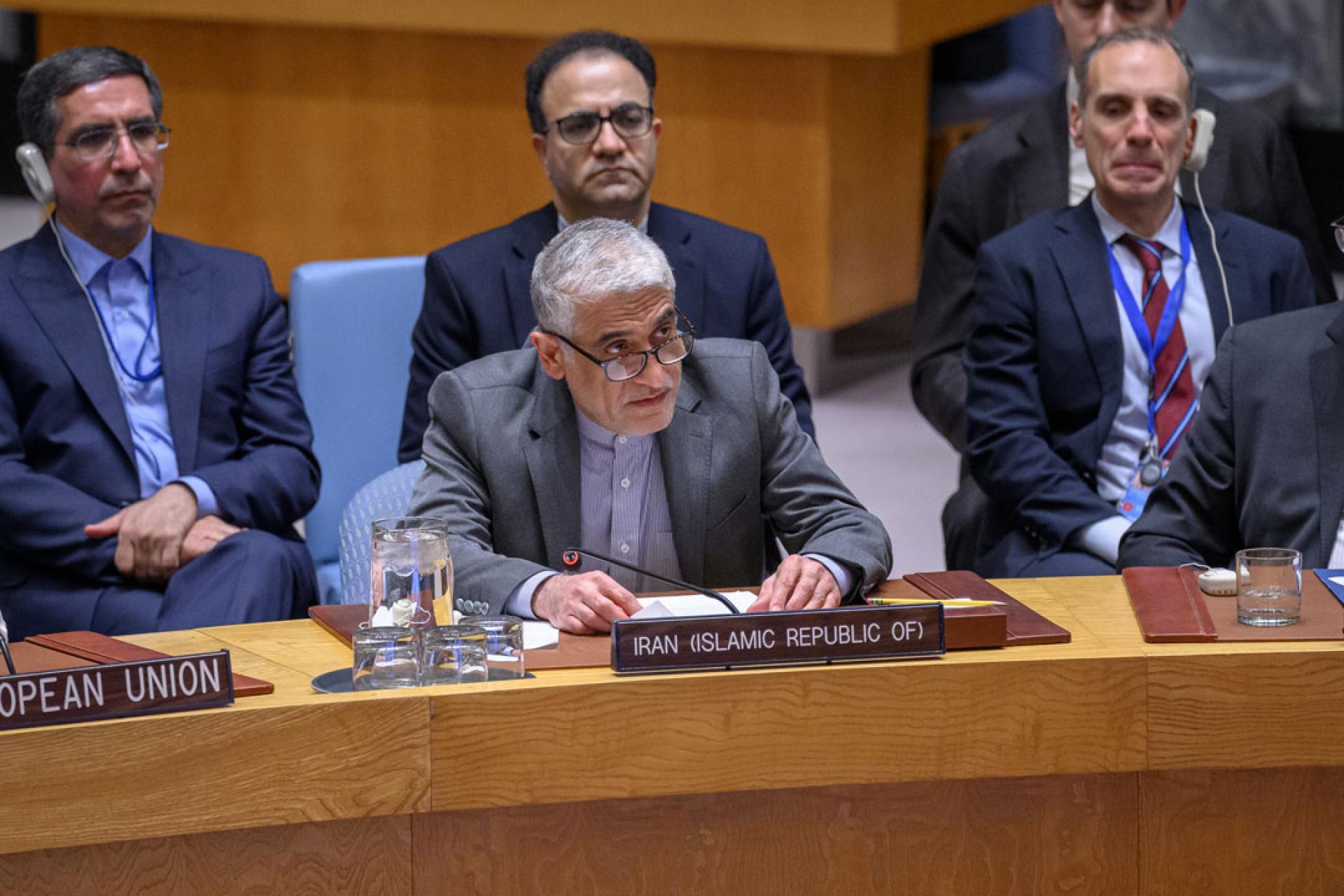 伊朗常驻联合国代表伊拉瓦尼。（图：新华社档案照）