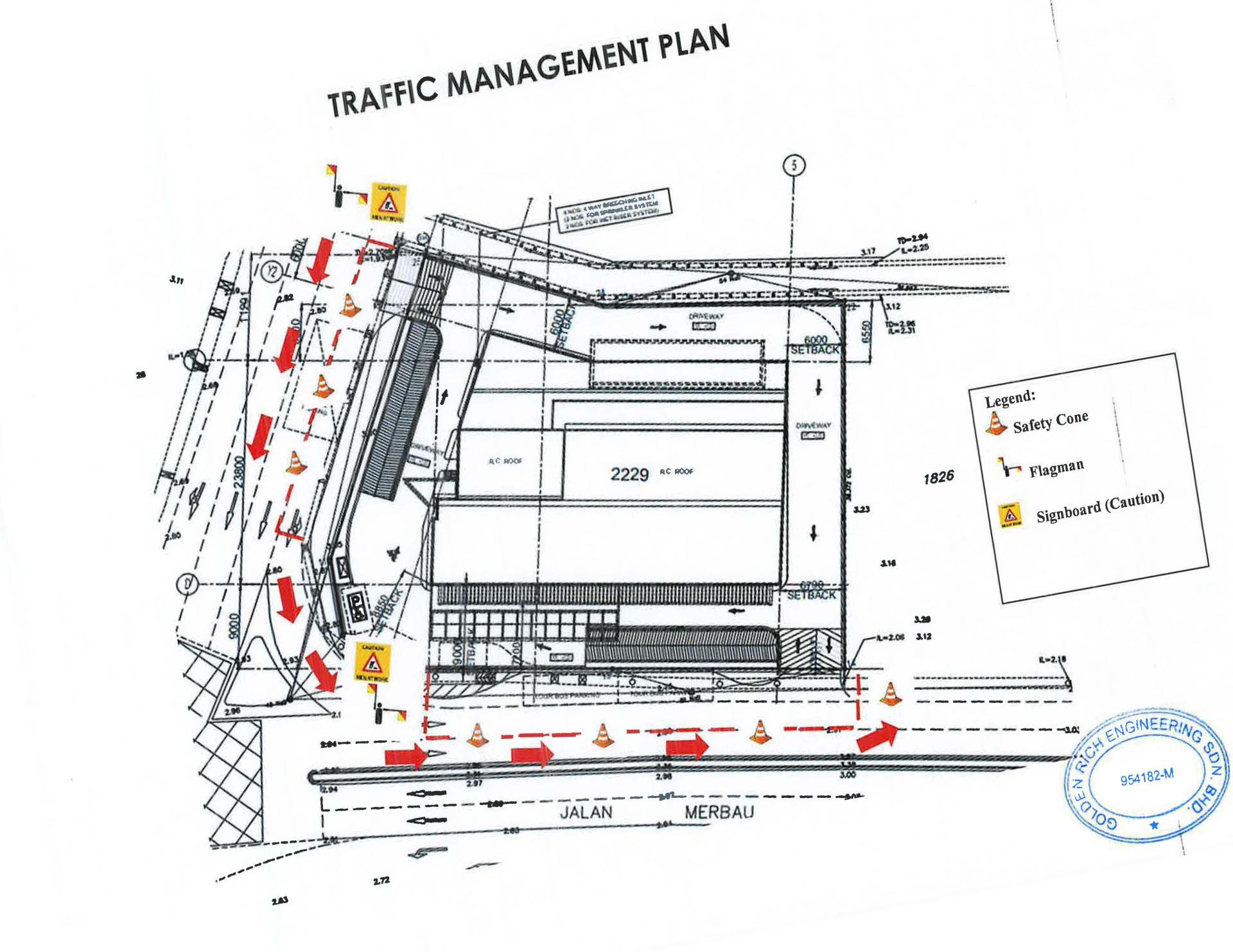 美里马宝路（Jalan Merbau）及西尔维亚路（Jalan Sylvia）局部路段，将于3月1日（星期日）至4月30日（星期四）实施阶段性封路措施，以配合砂拉越油棕集团18层楼办公室连双层地库建筑工程的进行。