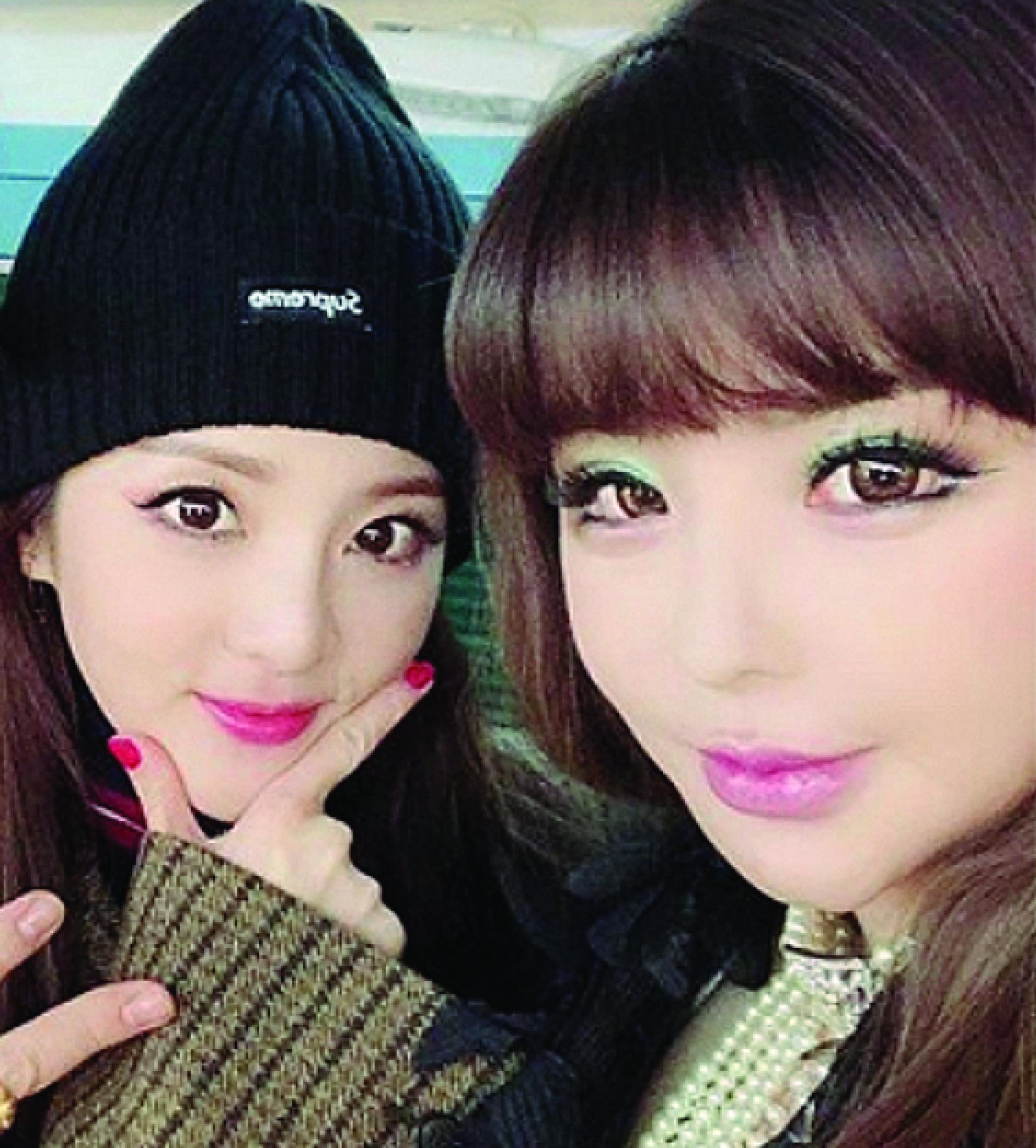 朴春（右）突然控告Dara涉毒，惊呆众人。