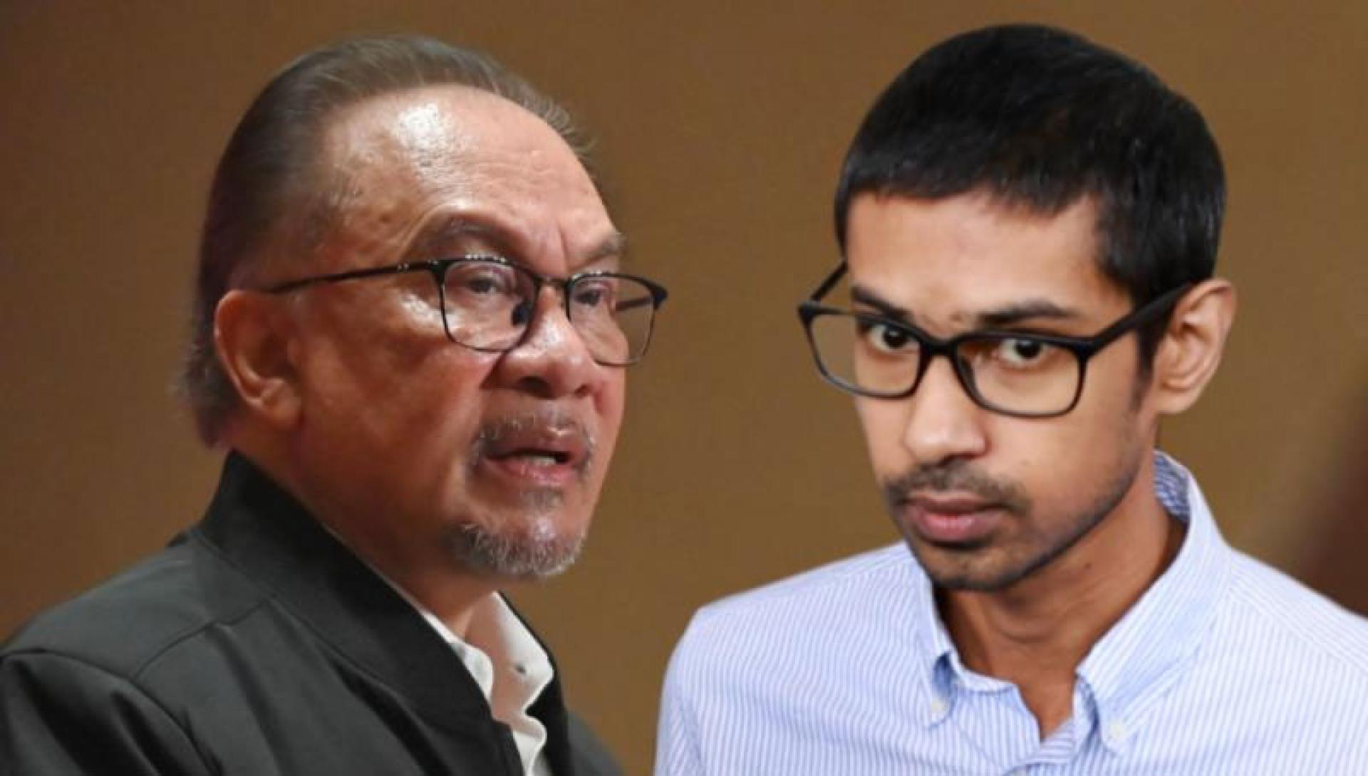 安华（左图）撤回了向联邦法院，就性侵诉讼案中有关法律豁免权提出的上诉。右图为莫哈末尤索夫。