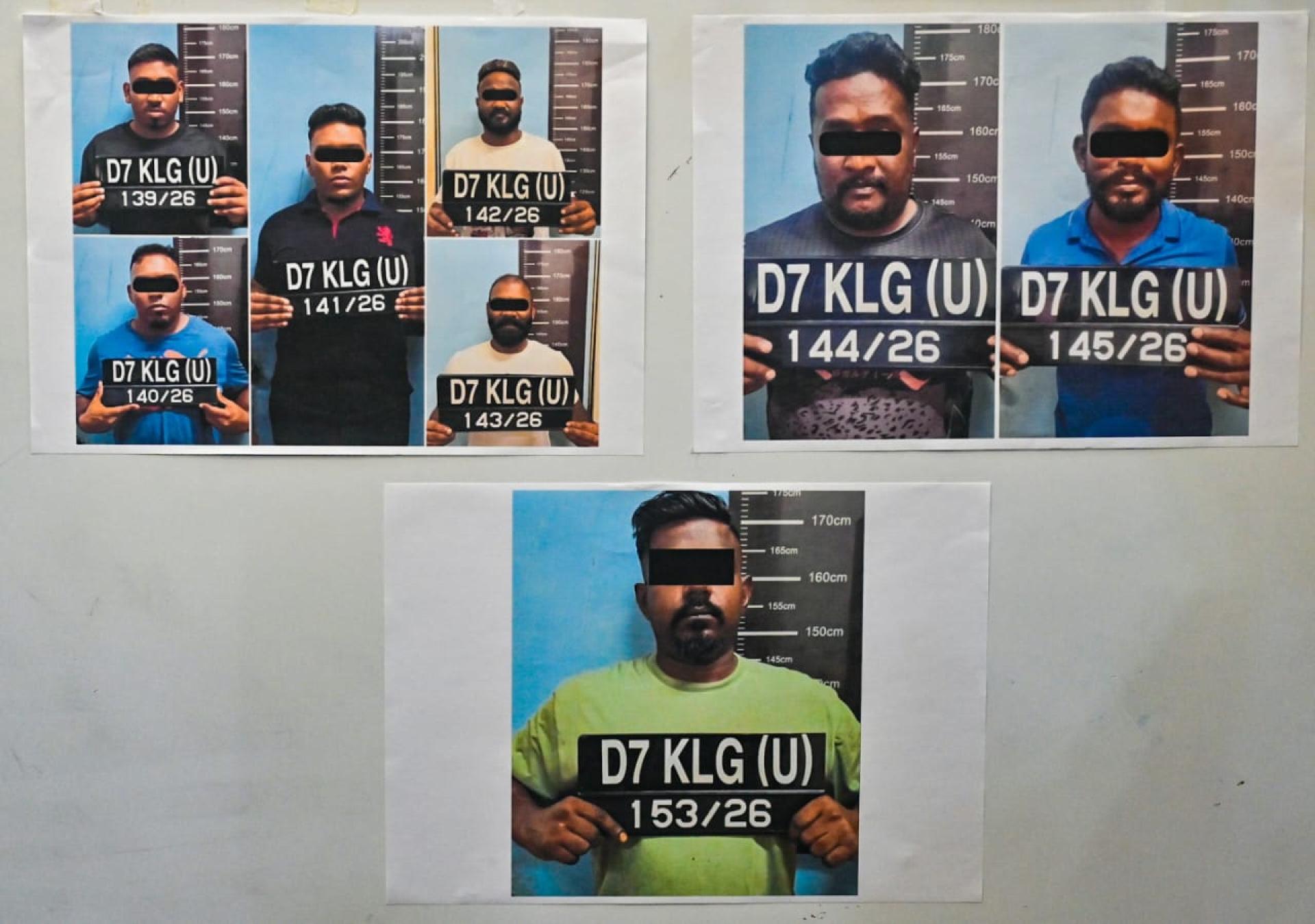 警方在案发后，共扣留包括一名通缉犯在内的8人助查，并宣布已结案。