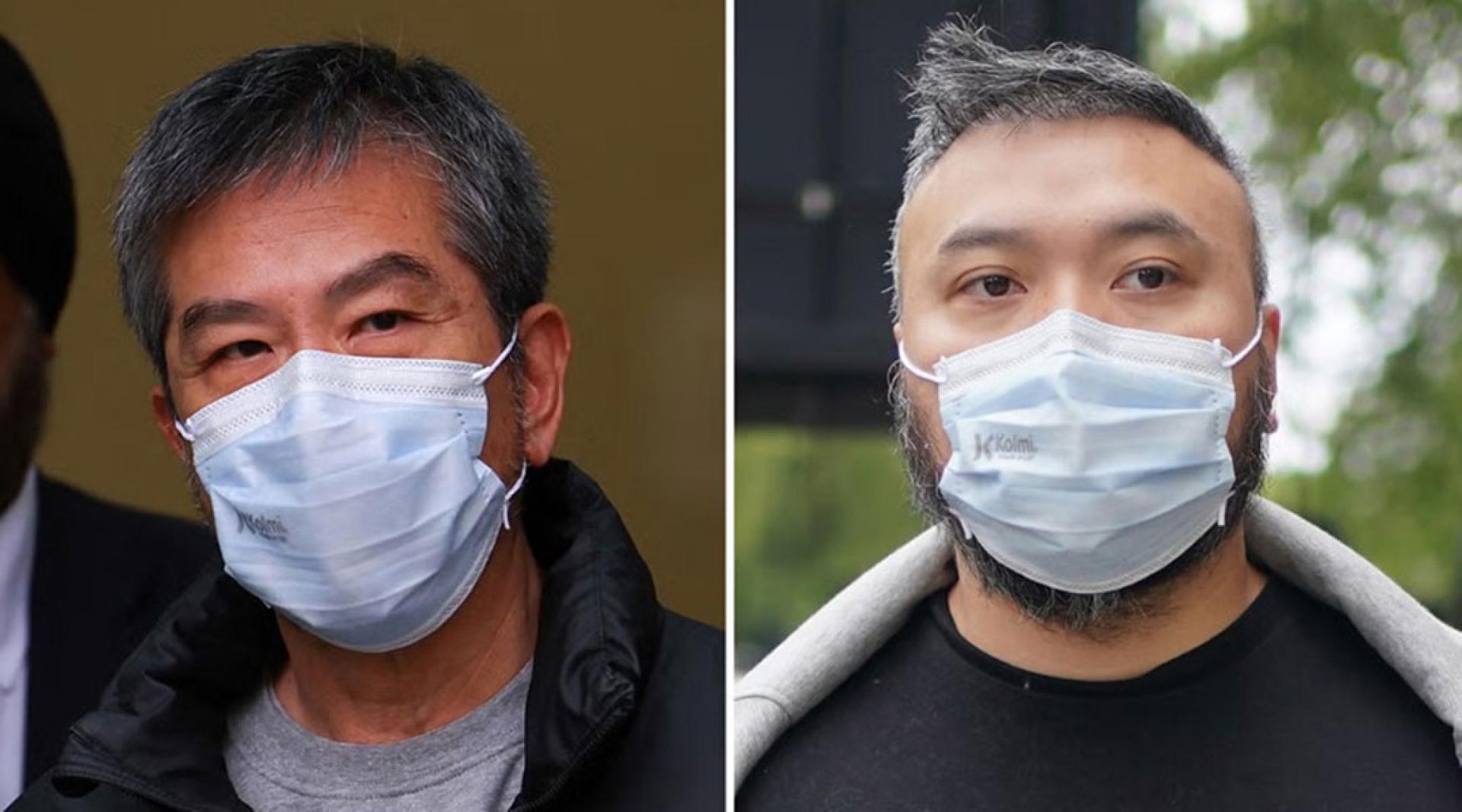 袁松彪（左），韦志良（右）