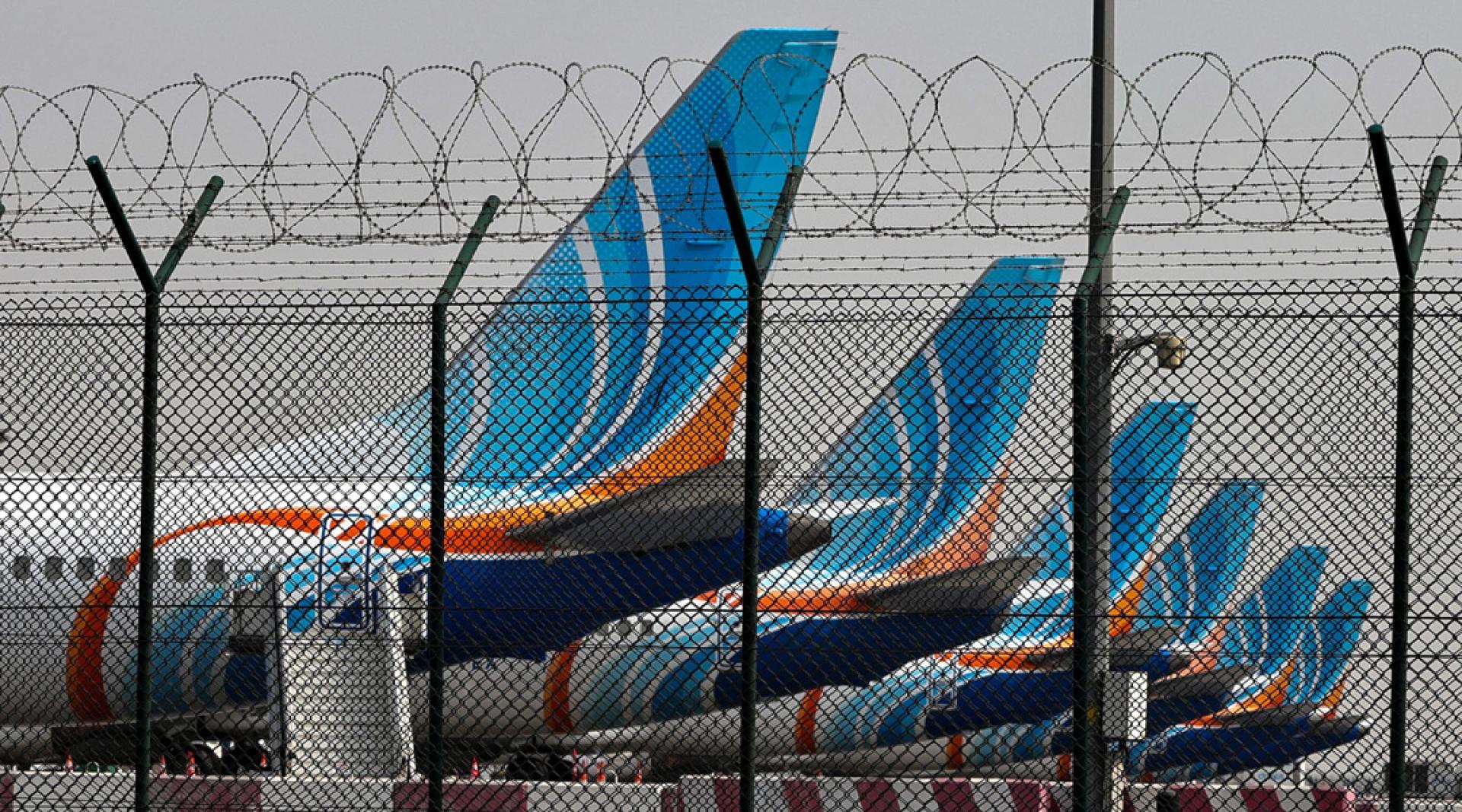 受中东地区紧张局势影响，多趟航班取消。