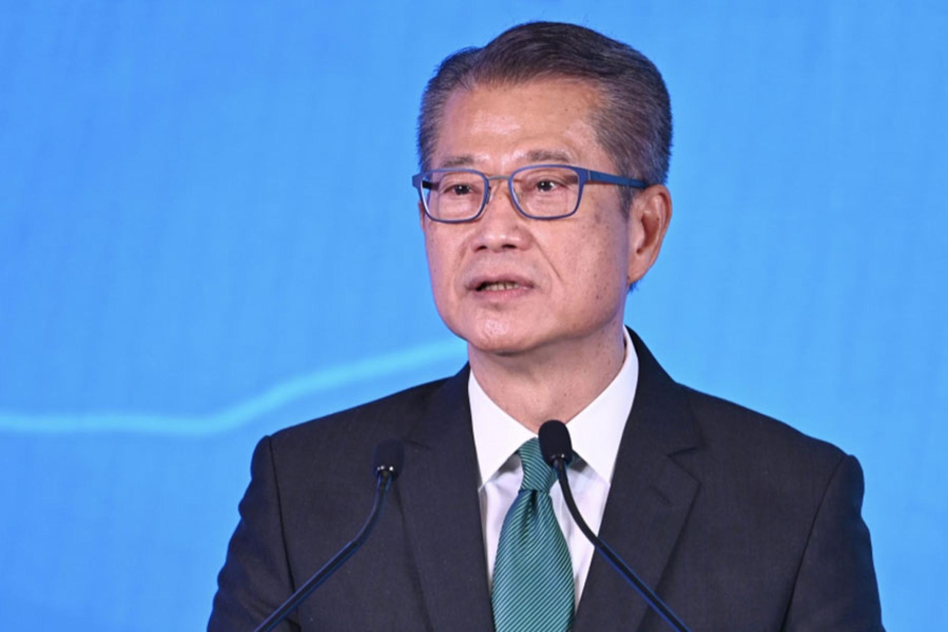 香港财政司长陈茂波7日称，在中东冲突下香港“有危有机”。