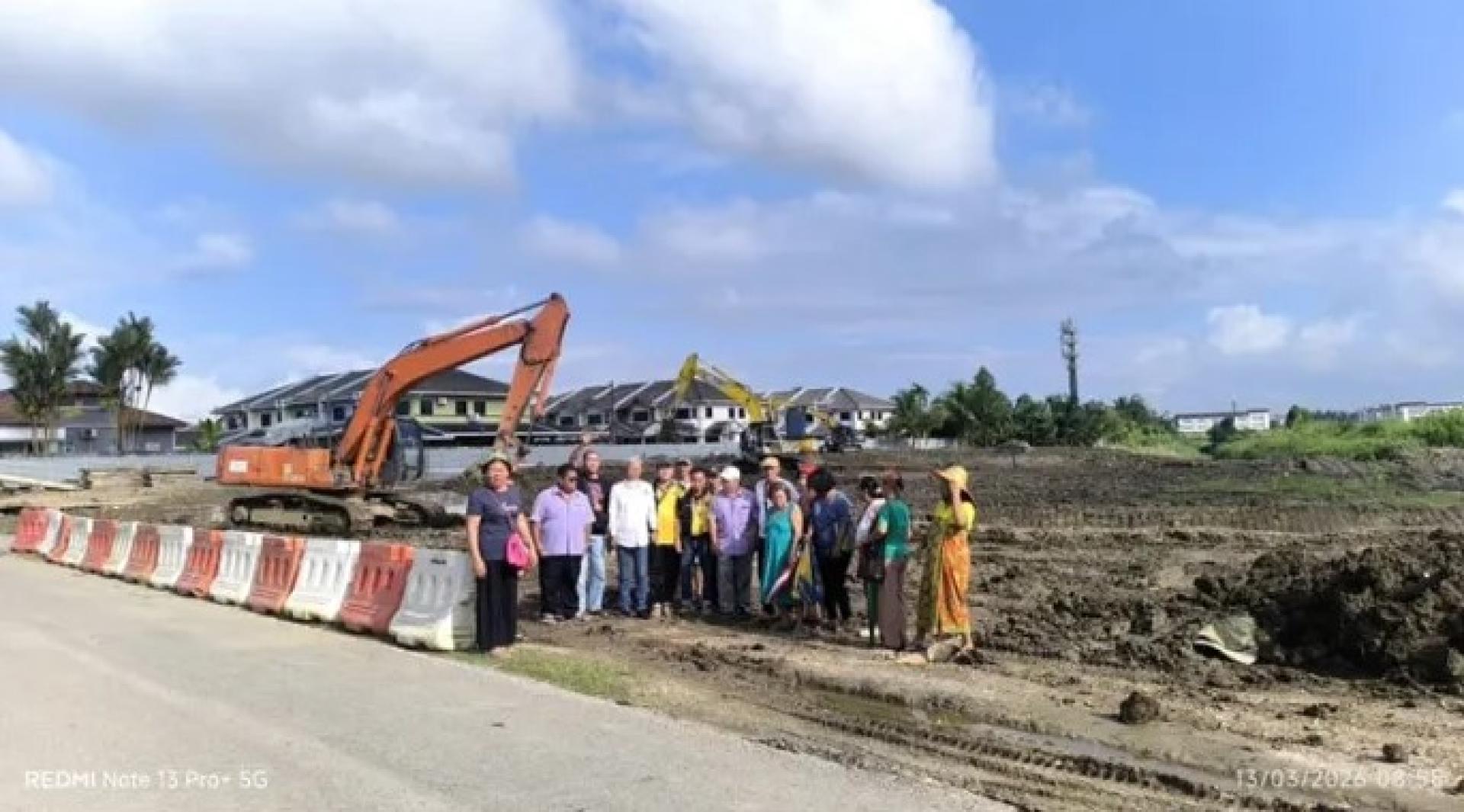 2026年3月13日，迪沙维拉社区领袖和居民全力支持石角洪水减灾工程。