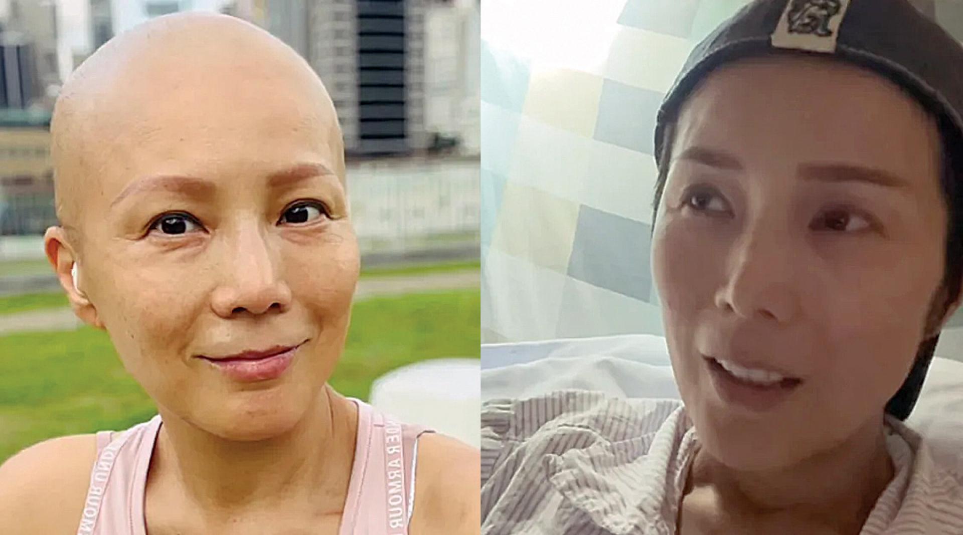 吴文忻之前都用正能量抗癌，最近再度住院，表示癌细胞侵入脑部，让她崩溃。