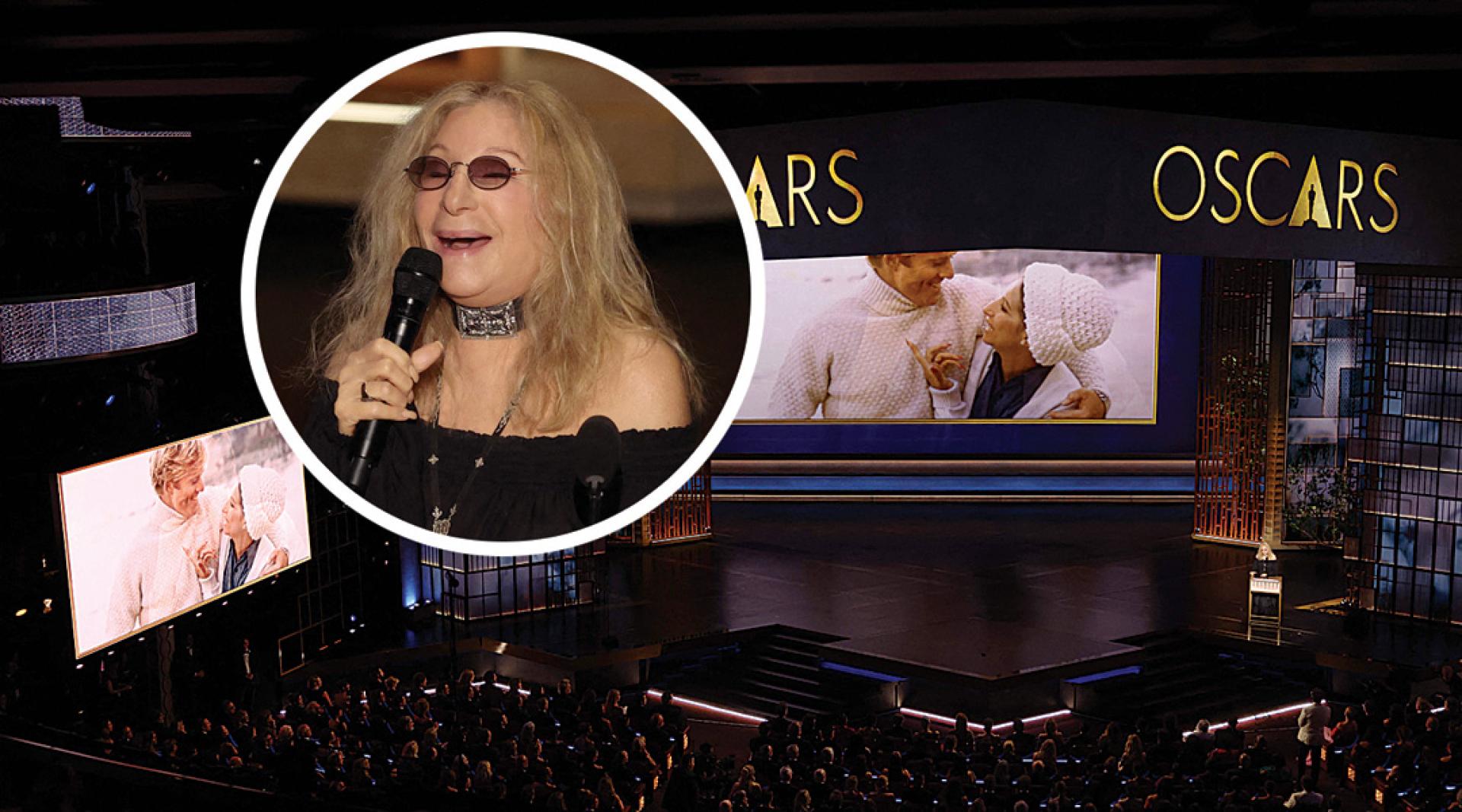 芭芭拉史翠珊（圈图）缅怀罗拔烈福。