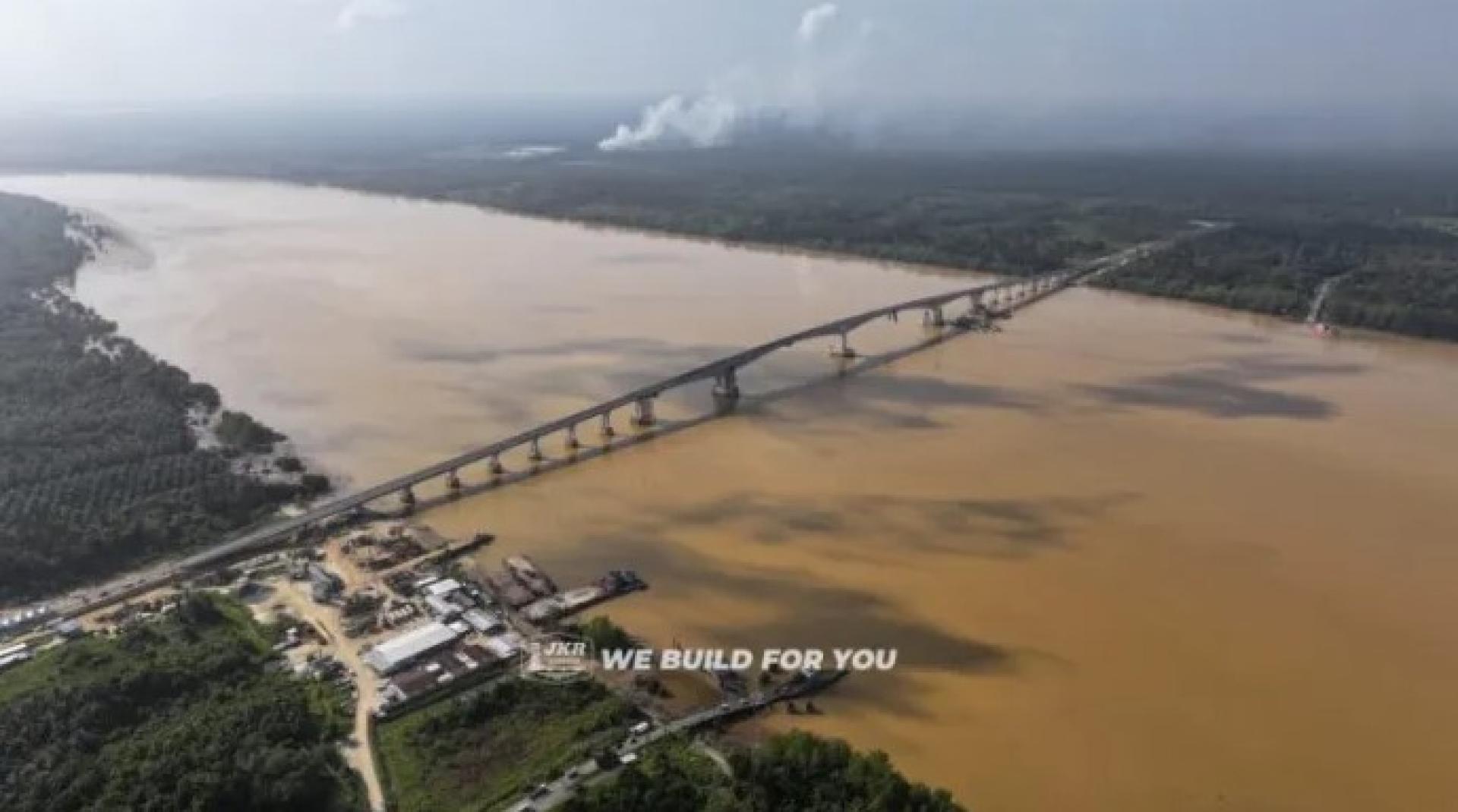 巴当依干大桥。图片：砂拉越公共工程局（JKR Sarawak）