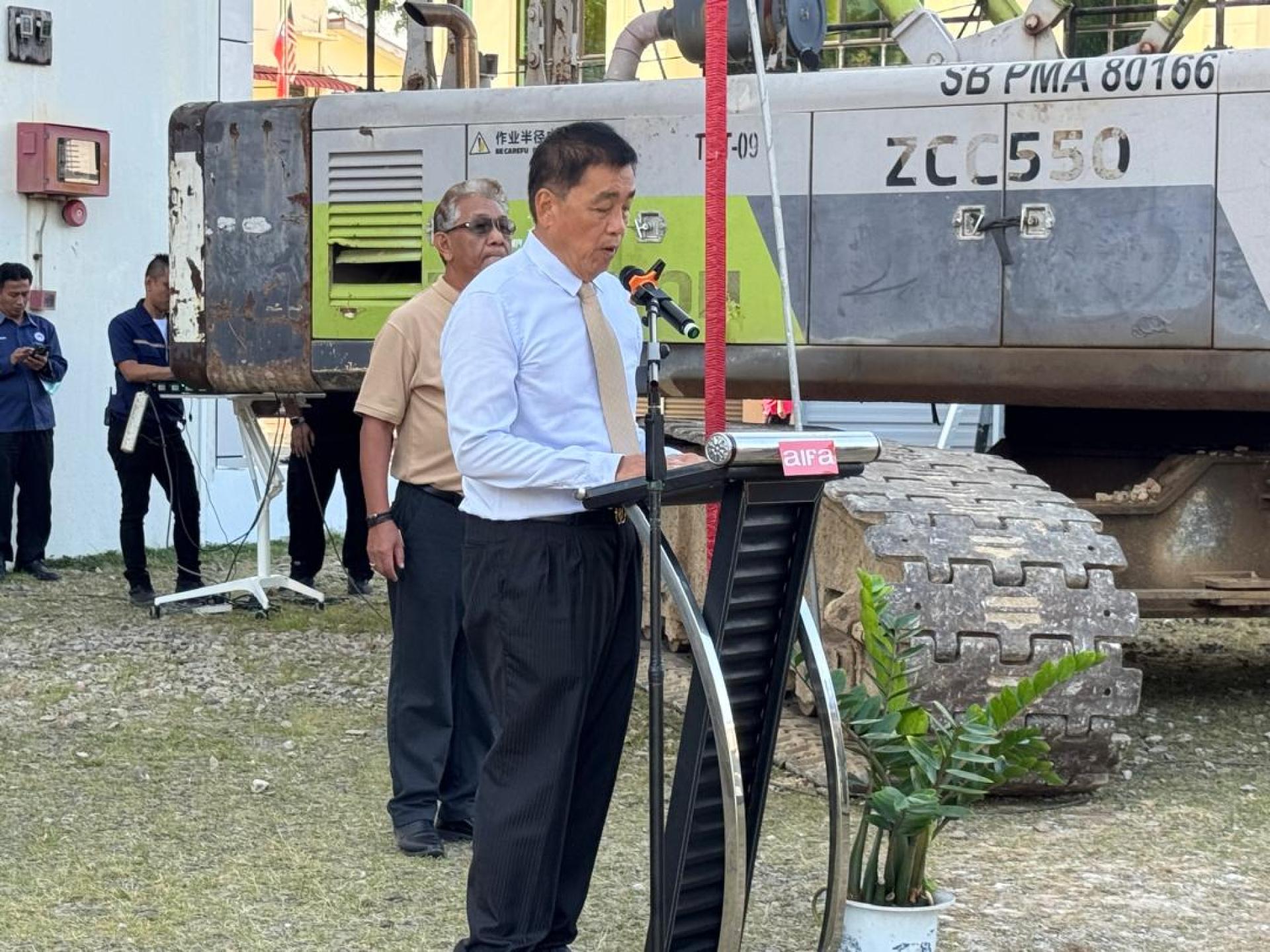 Aifa酒店集团董事经理刘世泉博士在动士礼上致词