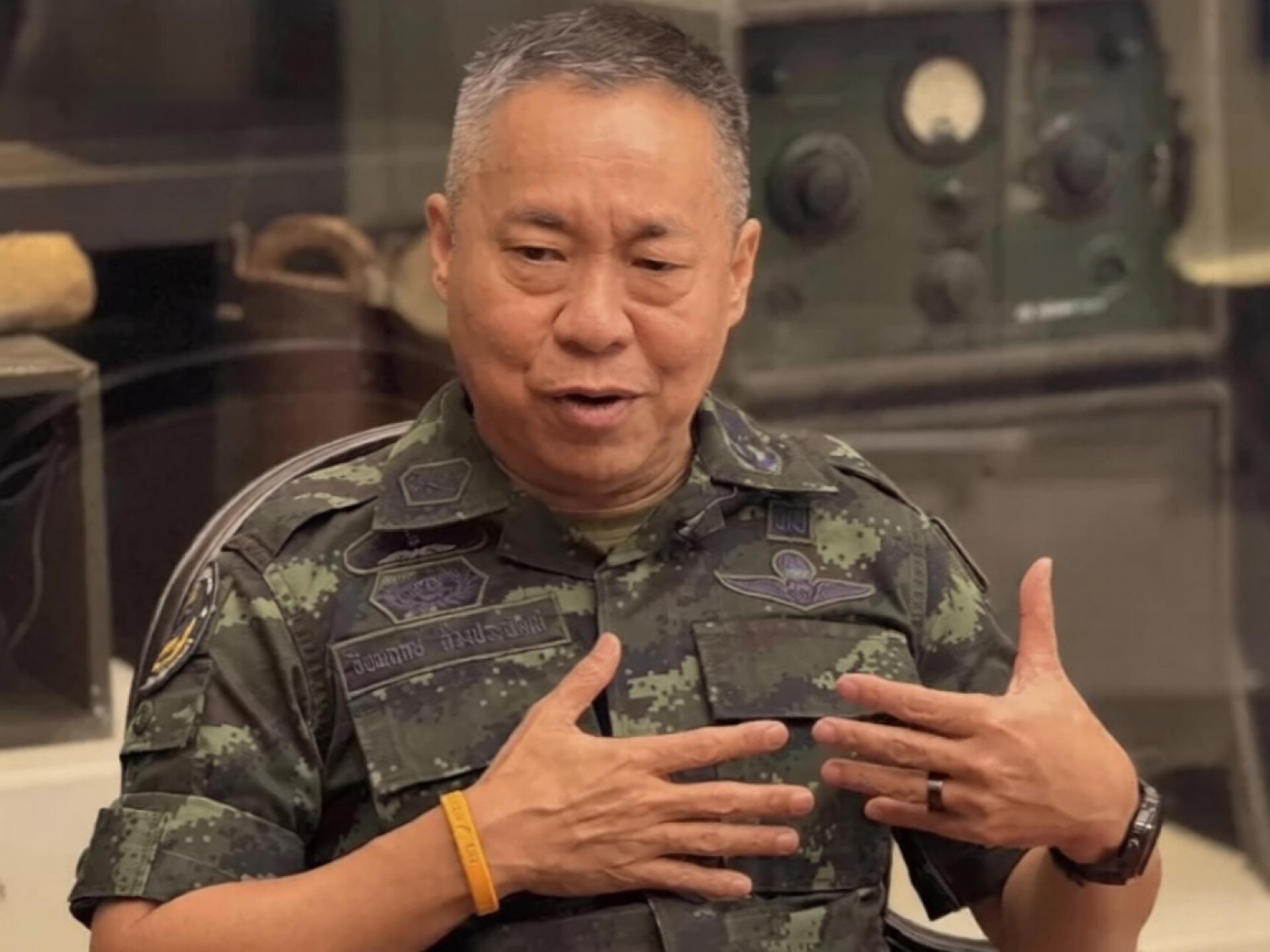 泰国陆军参谋长兼内部安全行动司令部秘书长猜亚普鲁克杜昂帕帕将军。