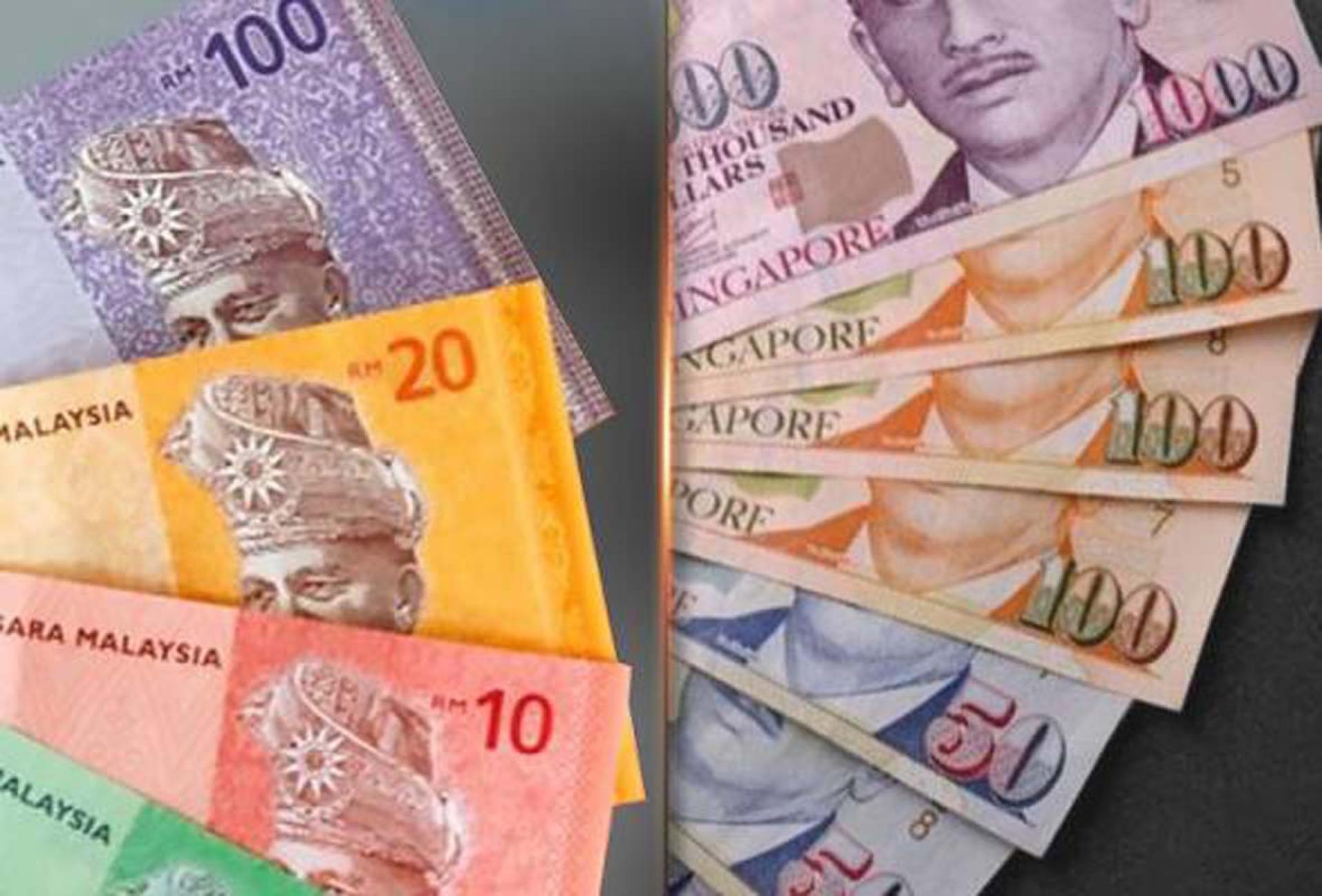 截至星期三中午时分，新元兑令吉汇率略有回升，为1新元兑3.0693令吉。