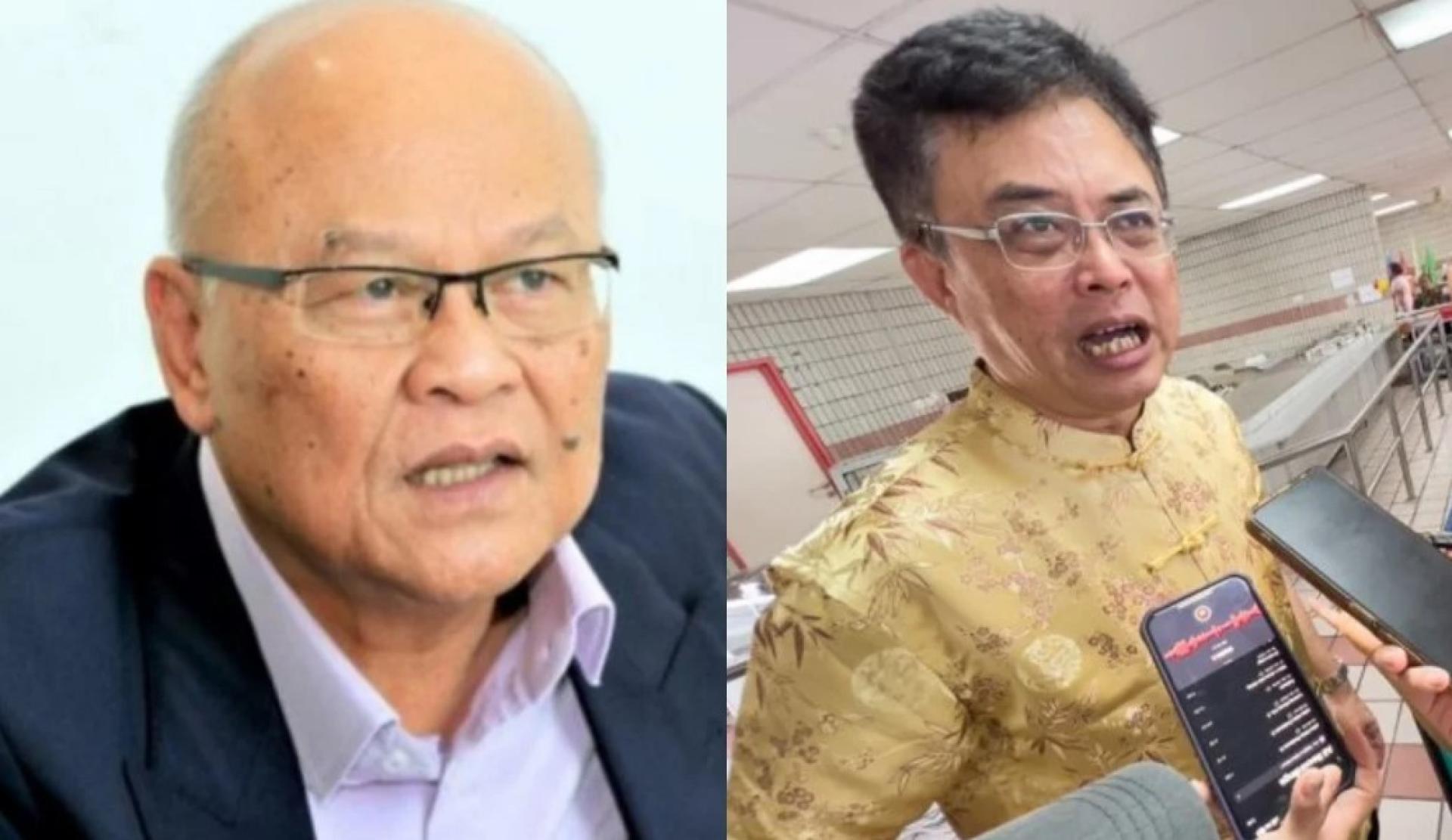 Peter Minos（左）与陈开。