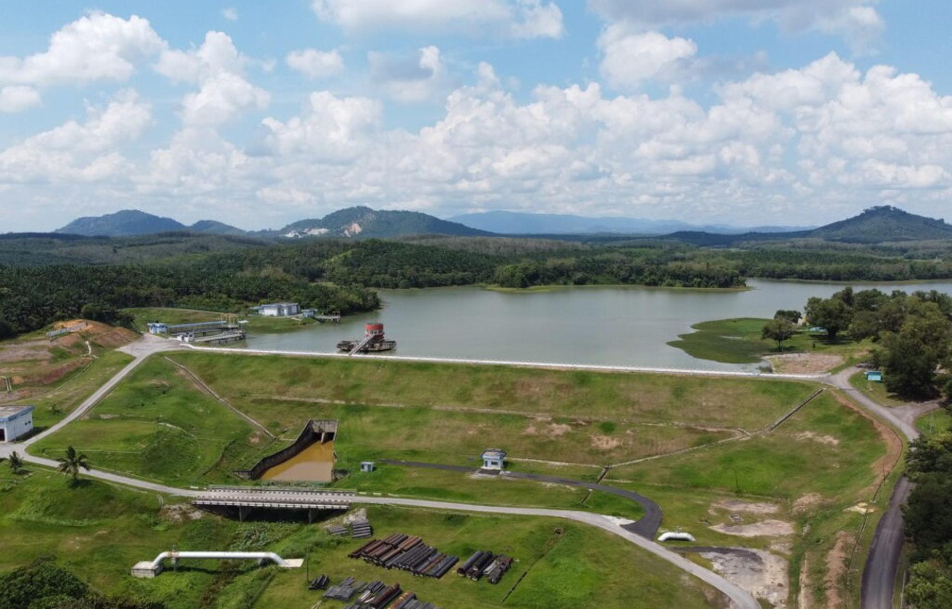 榴梿洞葛水坝的蓄水量，目前约有7成左右。（网路图）