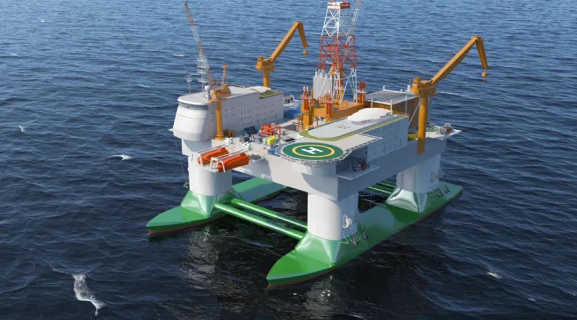 “远海浮动岛”。（示意图）