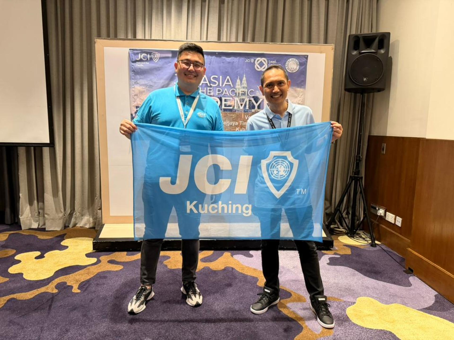 JCI古晋分会继续鼓励会员多参与国际平台活动。