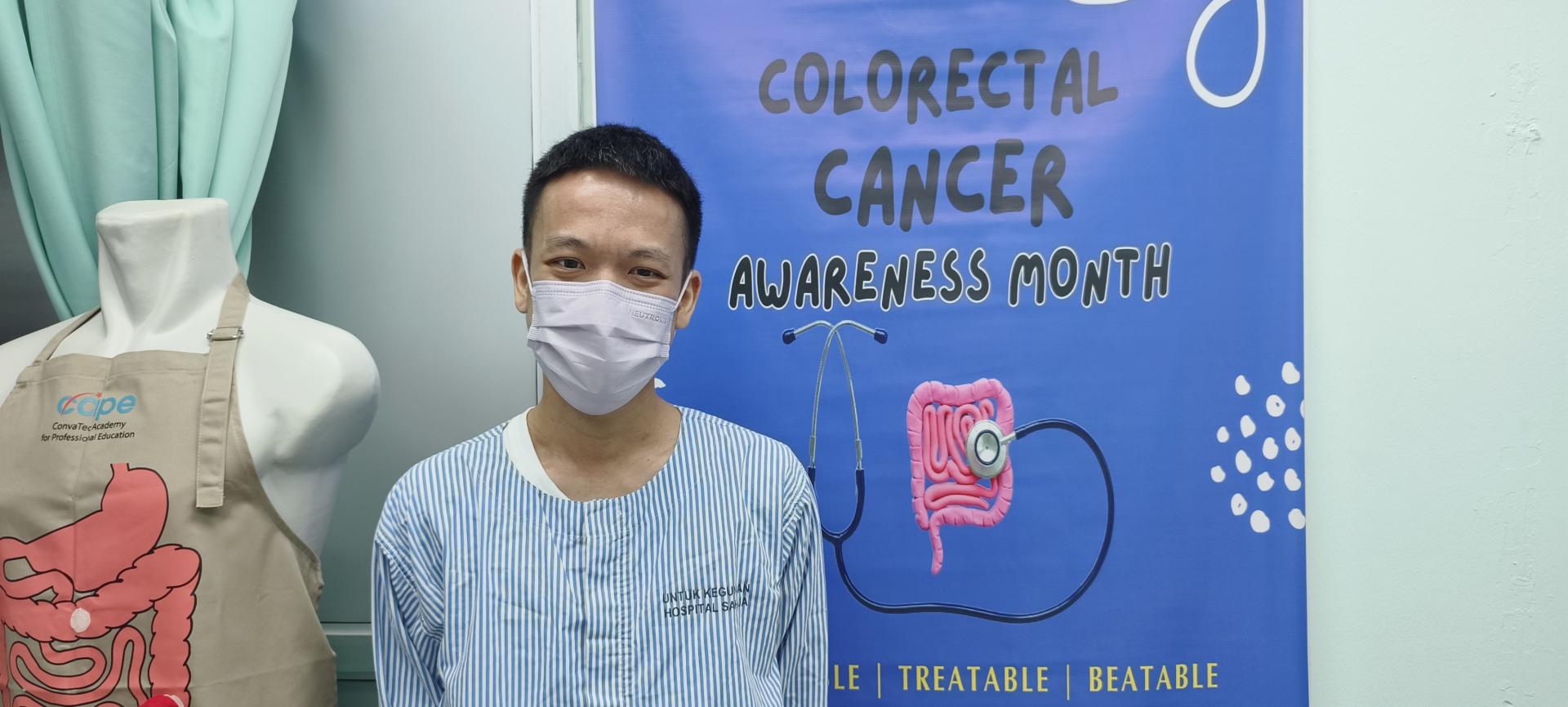 来自美里的林姓患者。