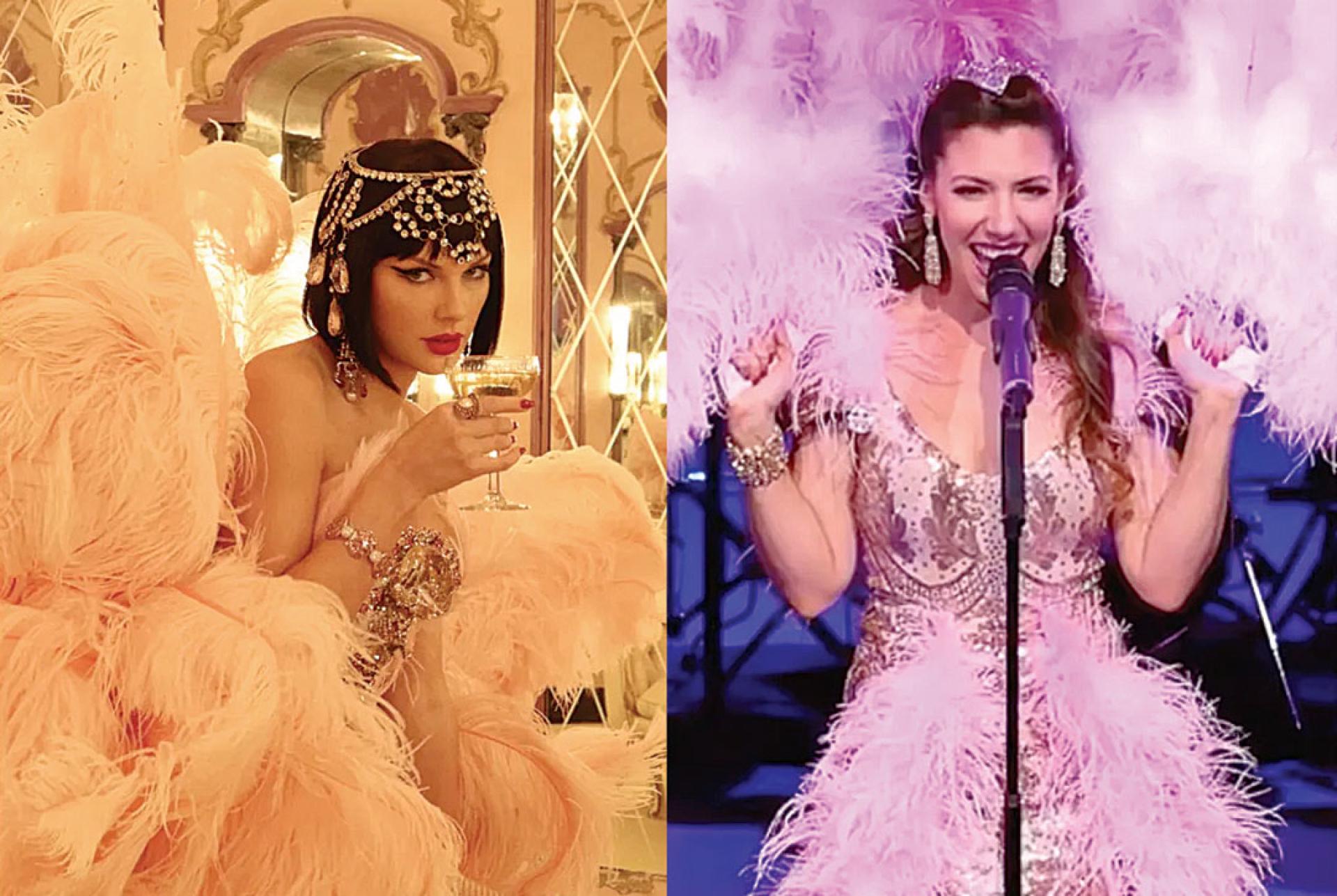 泰勒丝（左图）被一名拉斯维加斯女艺人（右图）控告侵权。