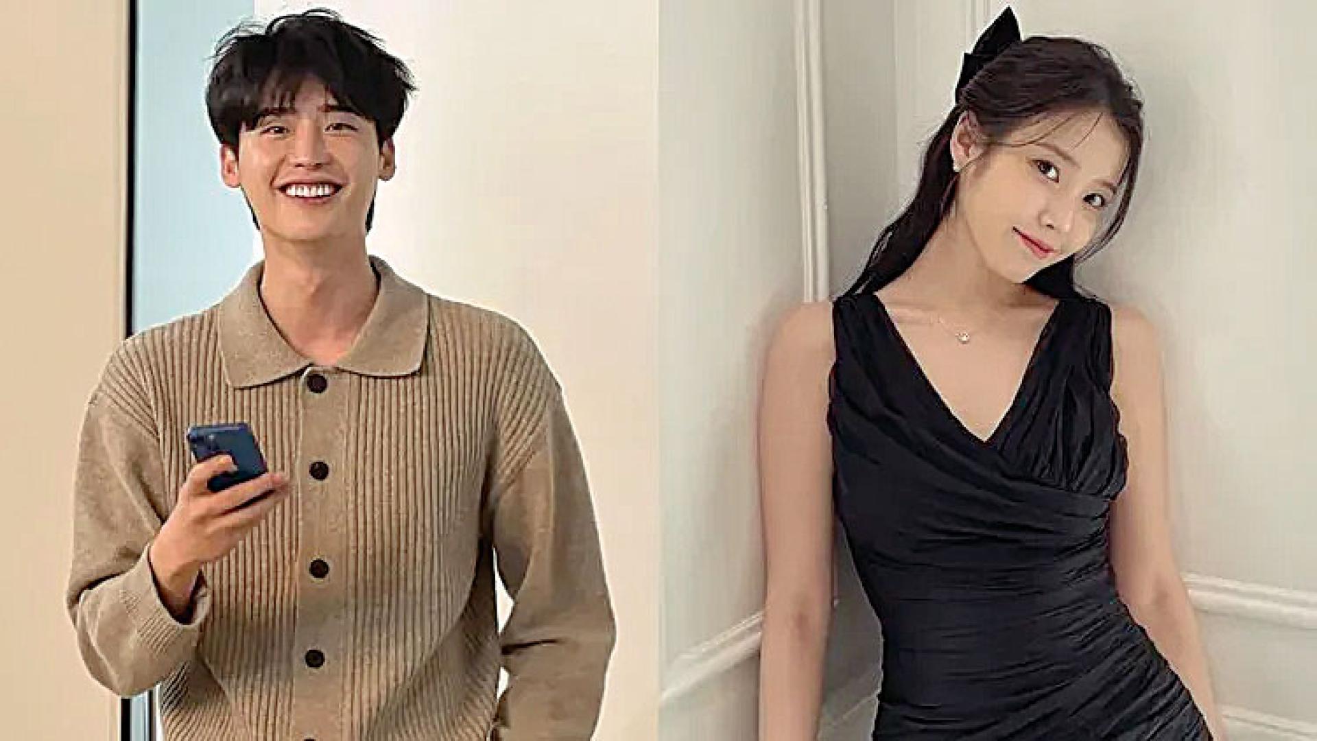 李钟硕（左）和IU曾数次被传情变。