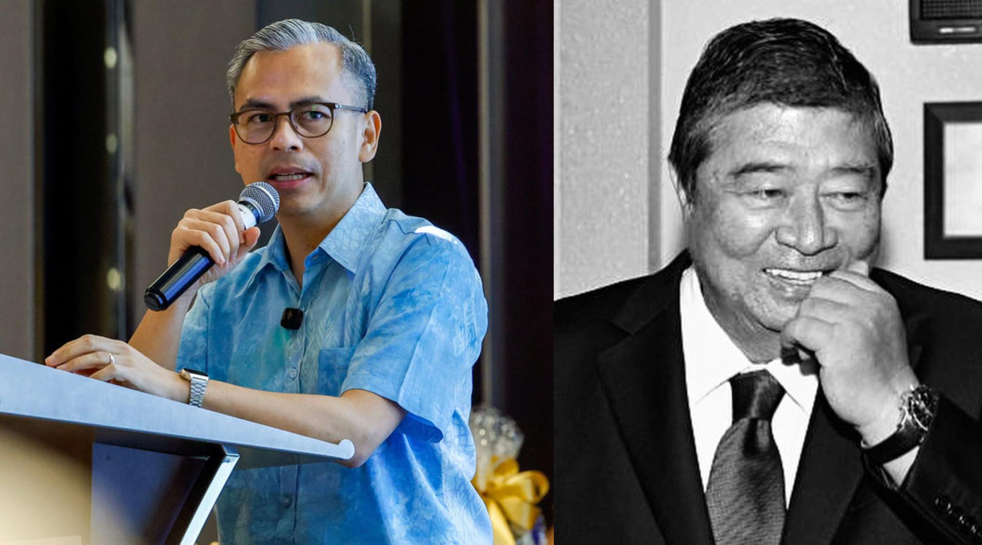 通讯部长法米向已故马华前总会长林良实家属致哀。