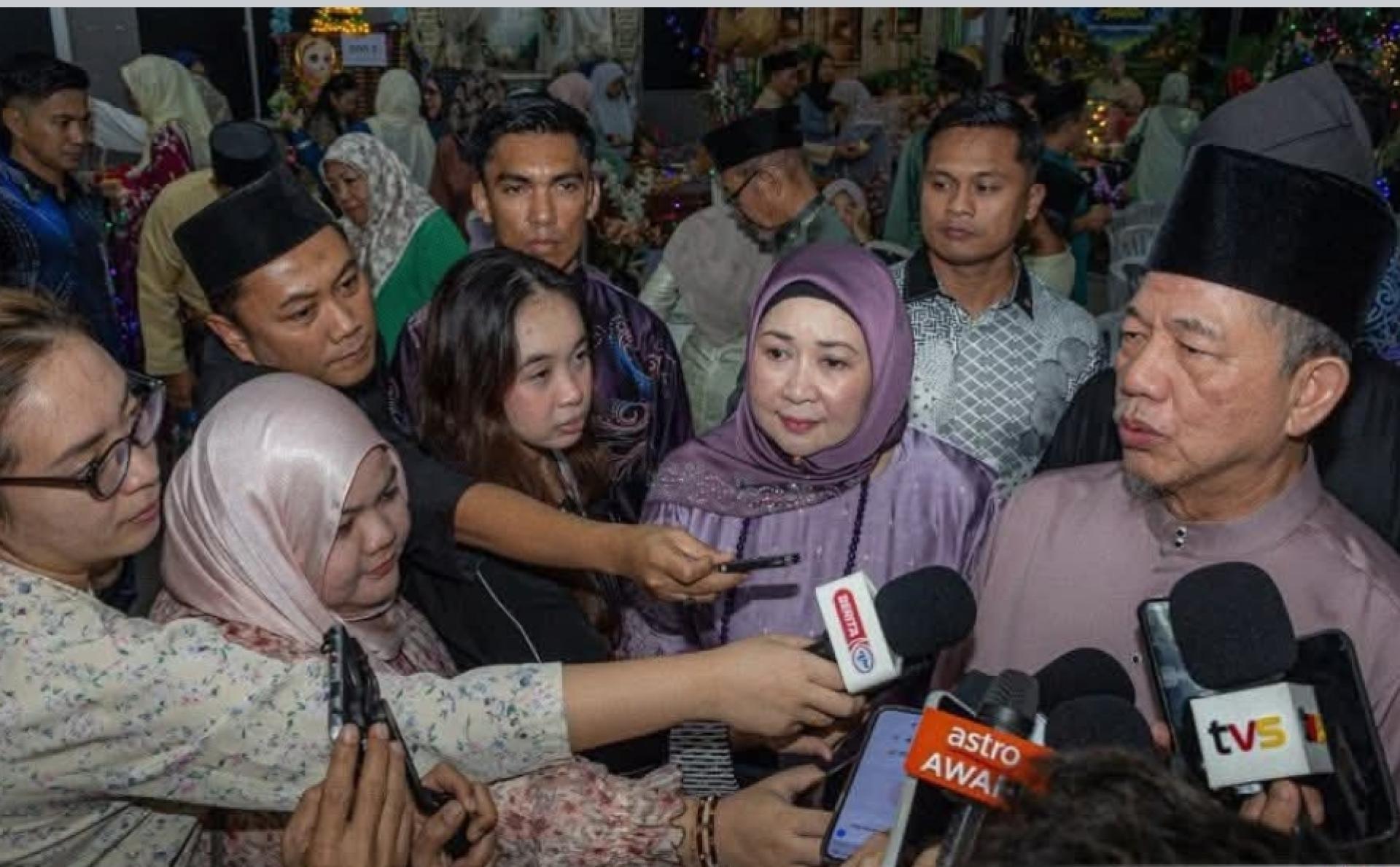 副首相拿督阿玛法迪拉尤索接受采访。