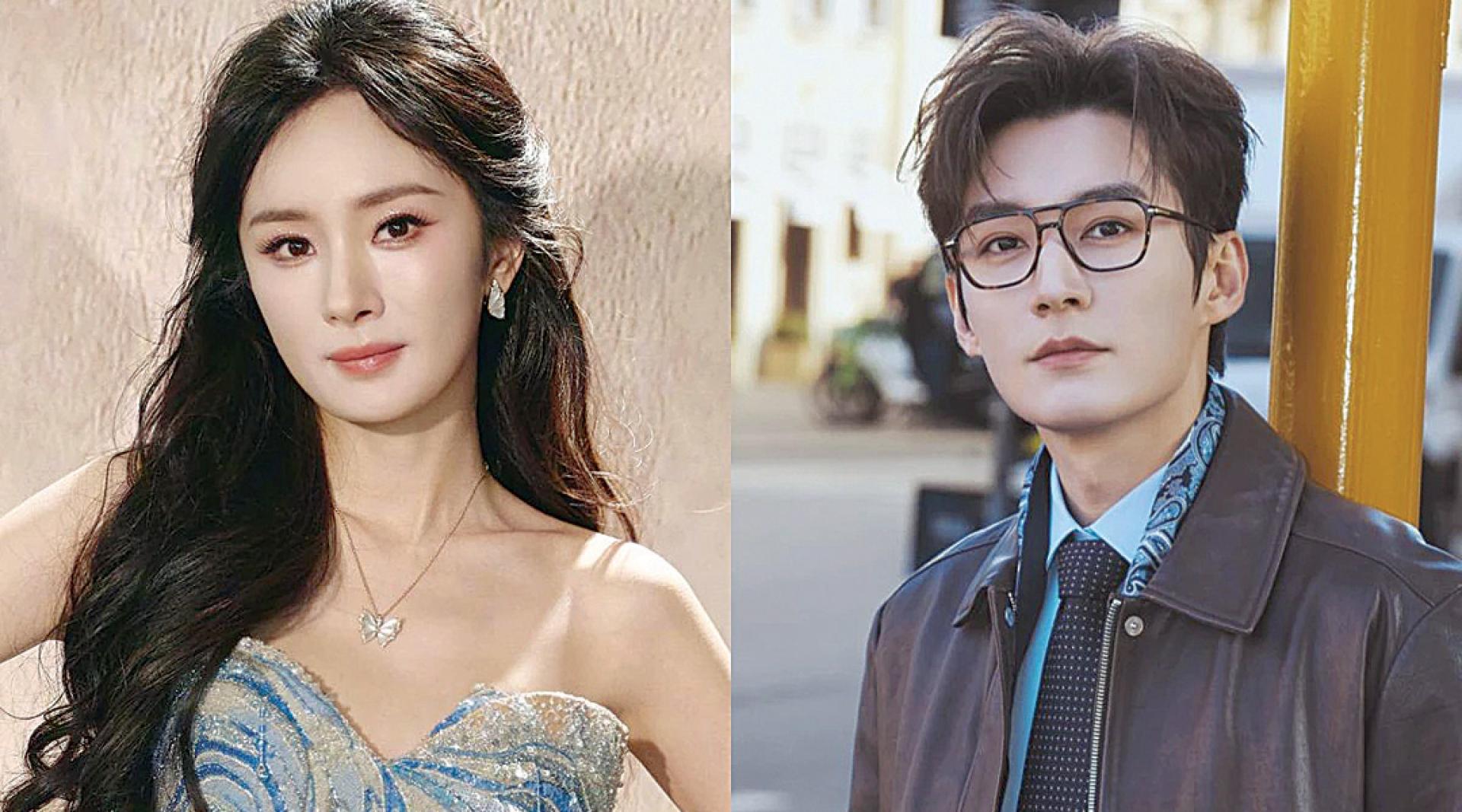 杨幂（左图）与刘学义（右图）搭档演出《江山大同》。