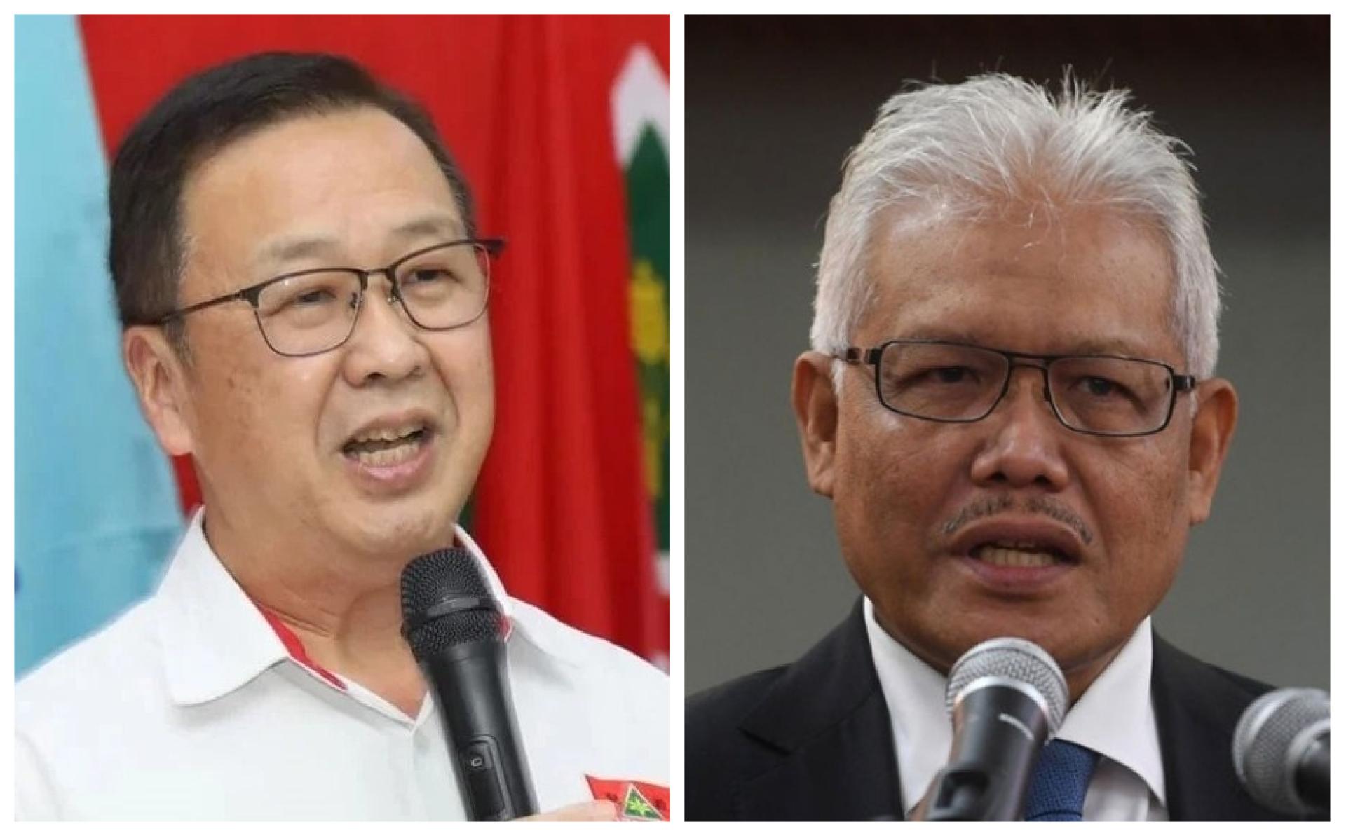 刘华才（左图）：只要韩沙再努丁（右图）的新政党有着跟国盟相同的理念，我们都欢迎。