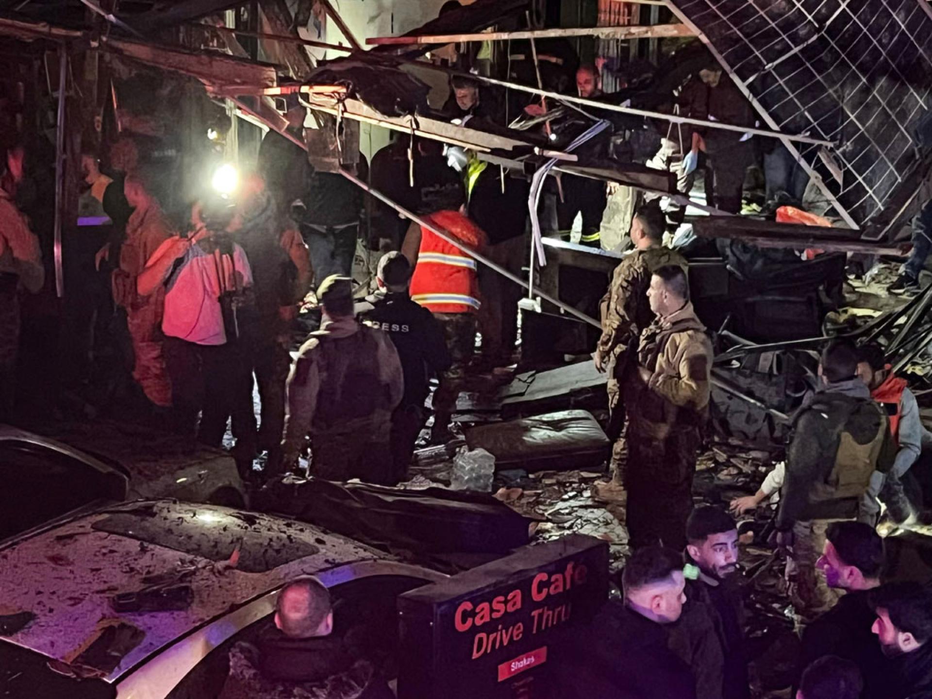 以色列继续空袭黎巴嫩。