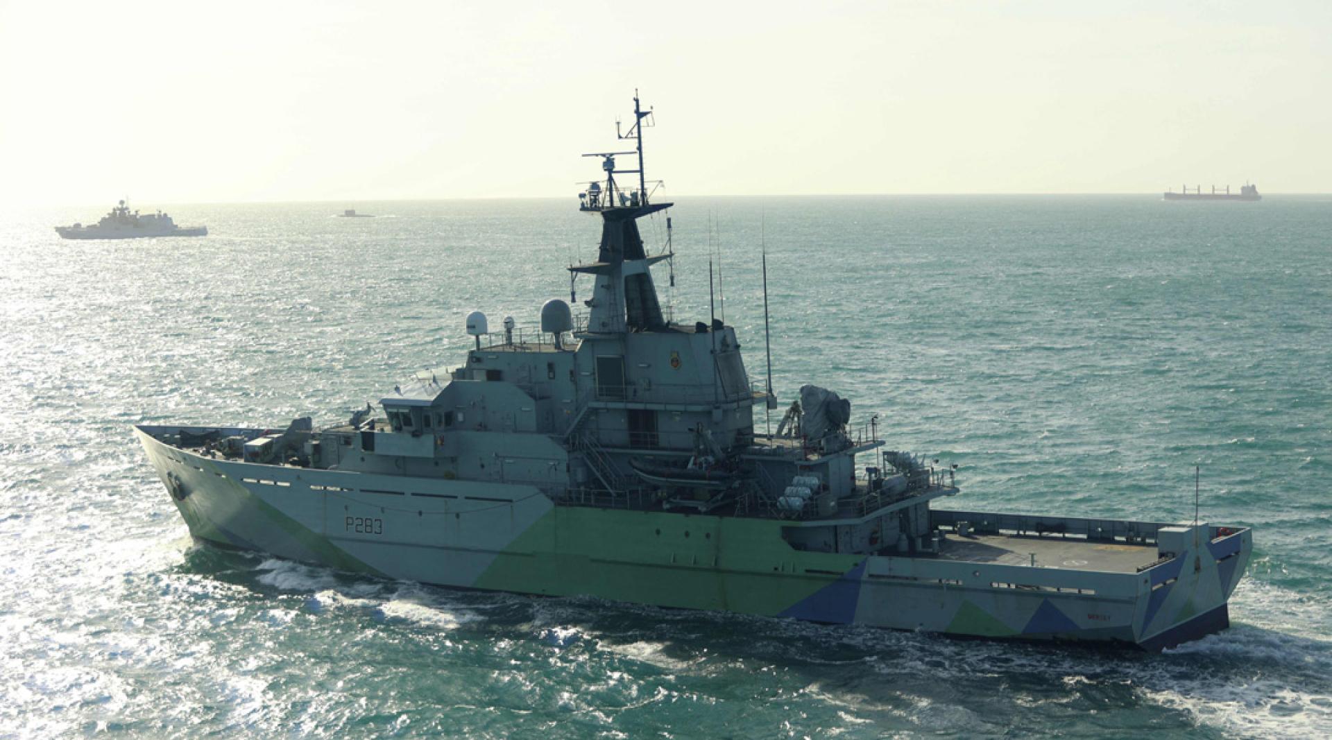 英国战舰梅西号。