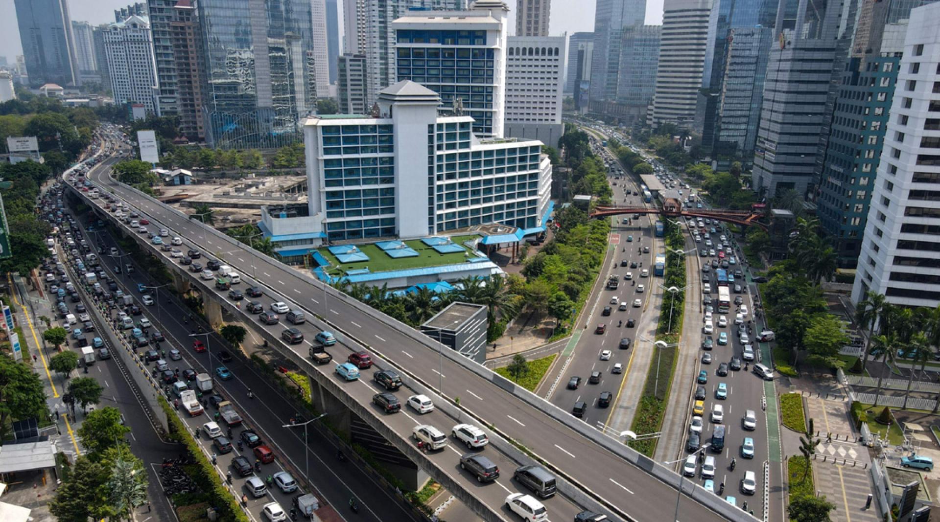 印尼方统计，2025年中国对印尼直接投资达到75亿美元。图为雅加达。