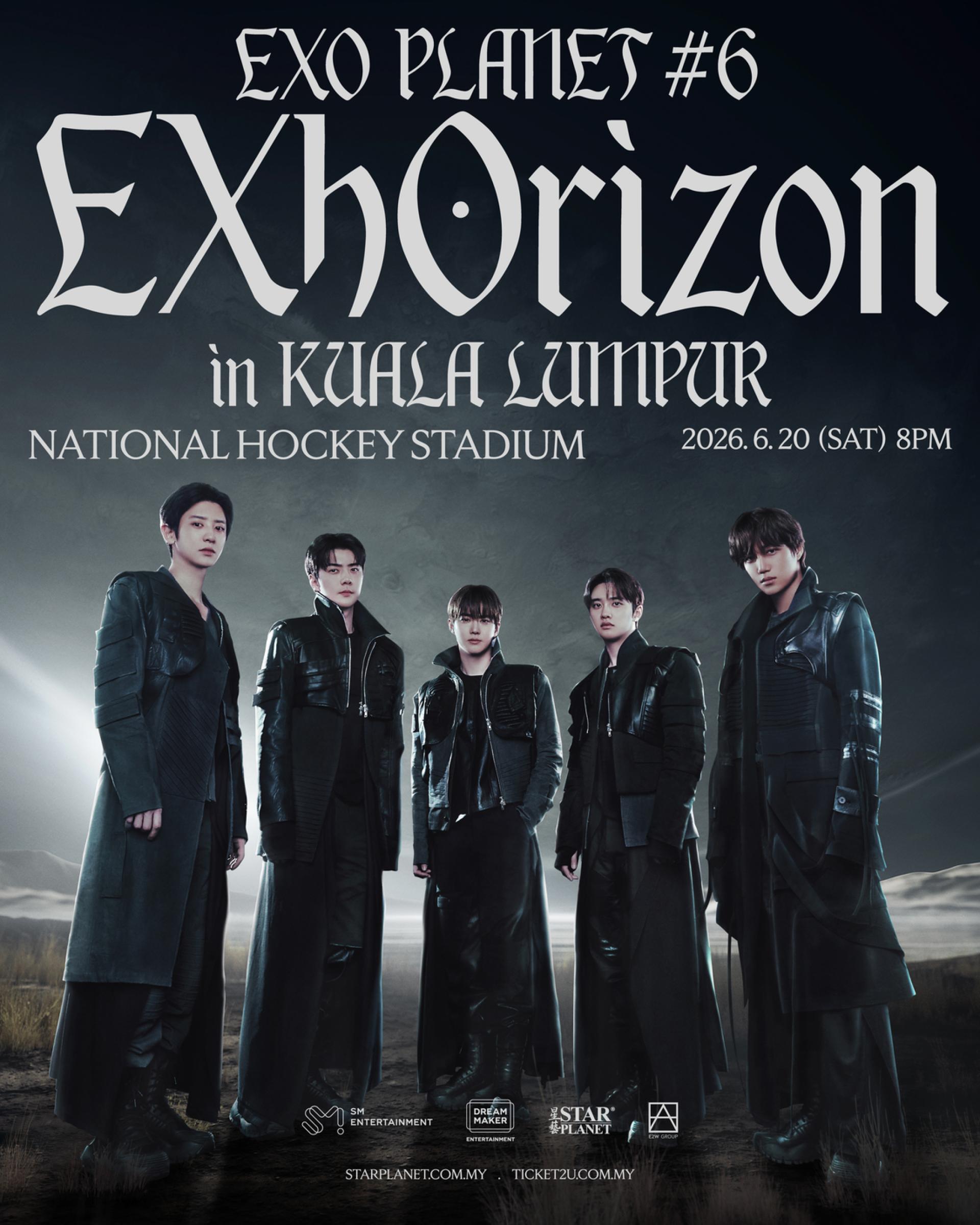 EXO相隔7年再度来马开唱，将于6月20日在武吉加里尔国家曲棍球体育场登场，与粉丝重温经典舞台。