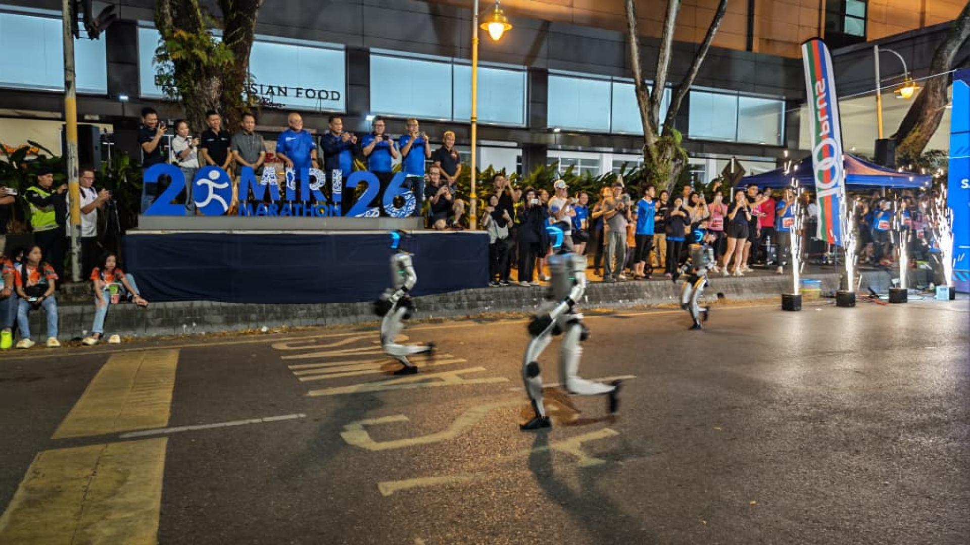 美里科技旅游融合创举，机器人参与马拉松。