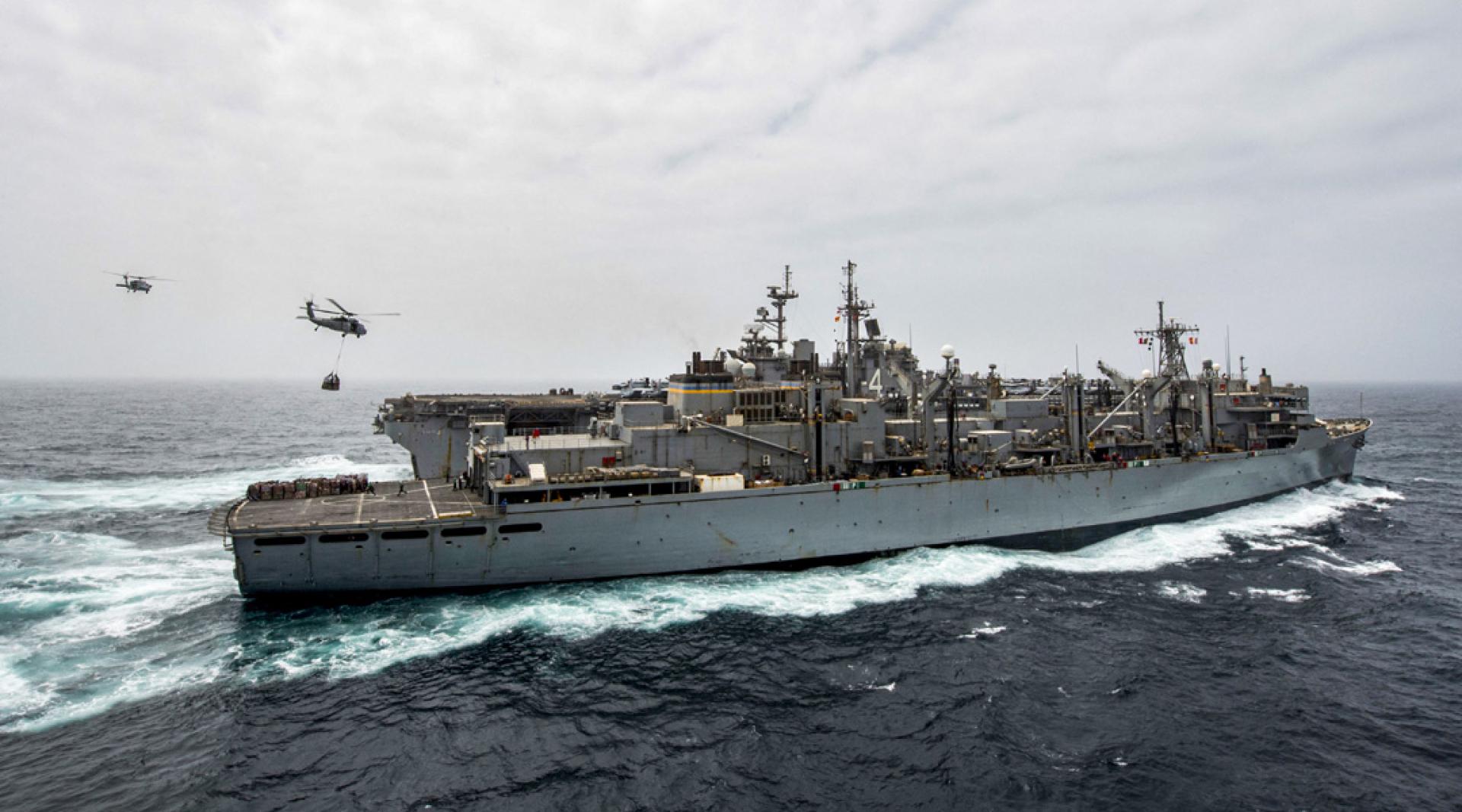 美军两栖攻击舰。（示意图）