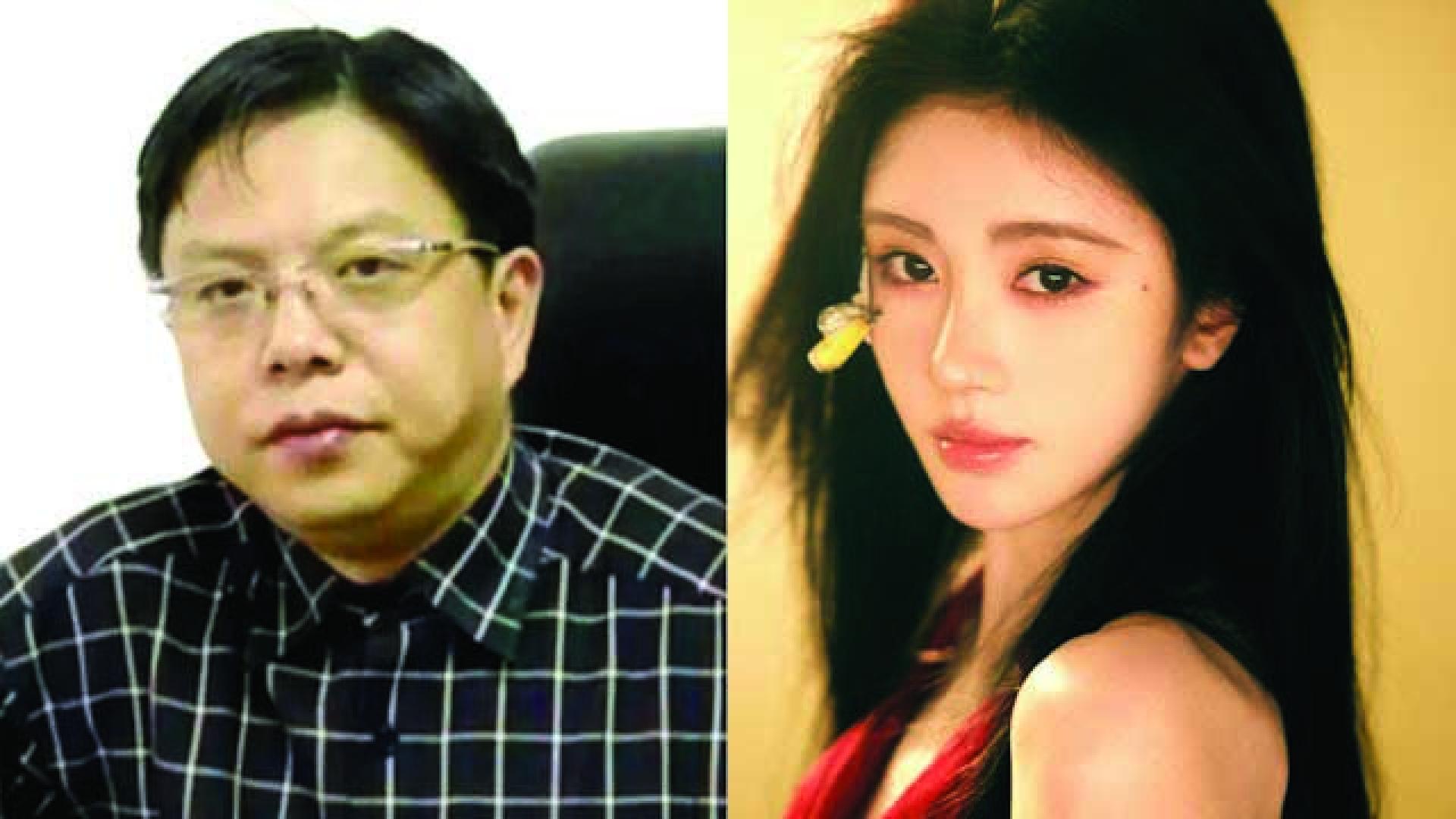 丝芭传媒总裁王子杰去世。（右）鞠婧祎。