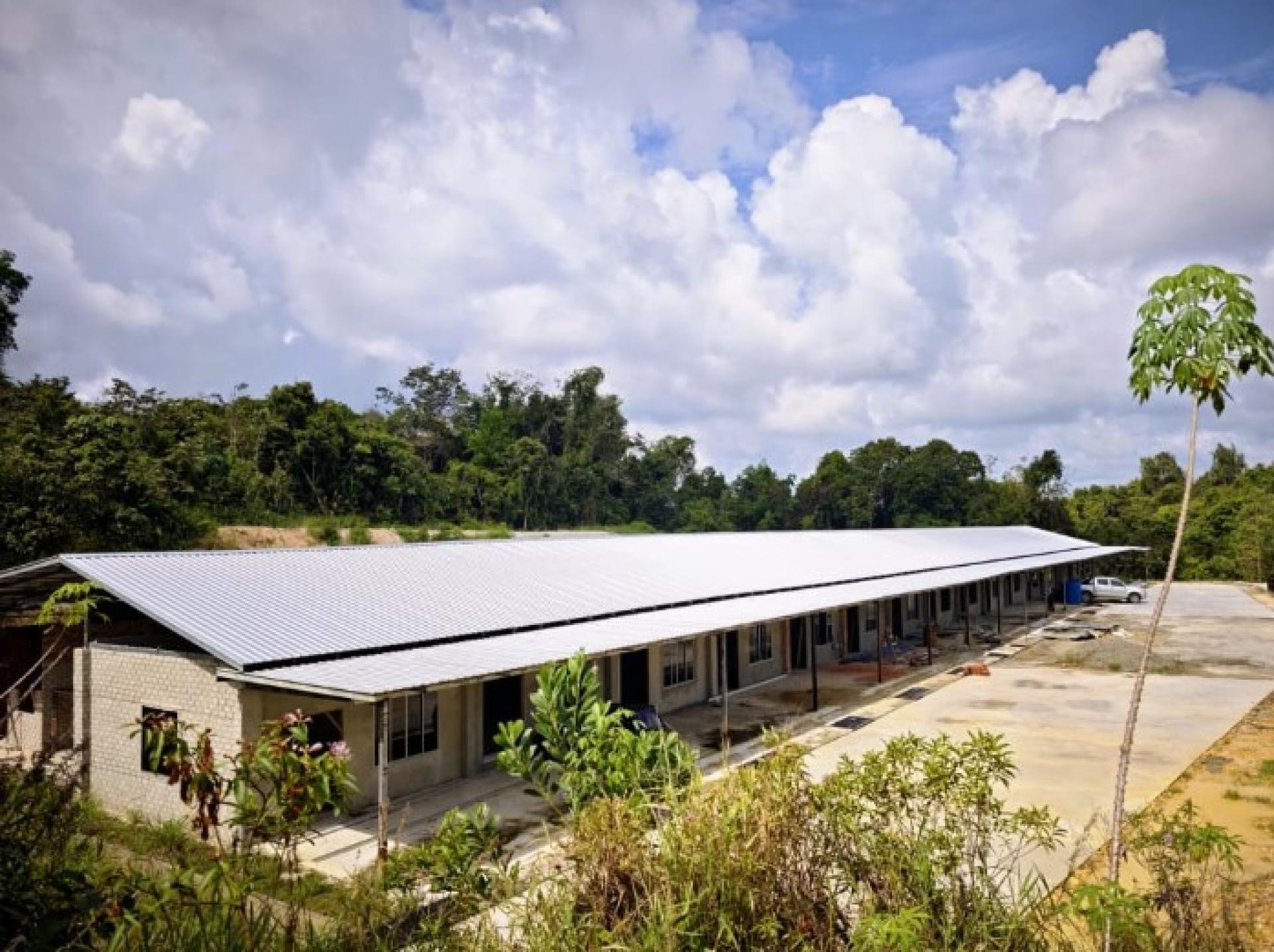 安吉丽莎长屋（Rumah Angelisa）新建工程接近完工，预计明年全面竣工，居民将迎来更舒适安全的居住环境。