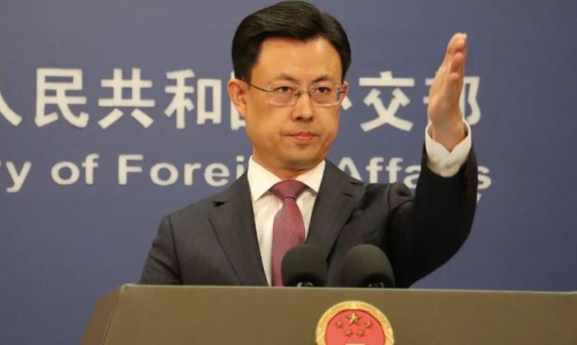 外交部发言人郭嘉昆主持例行记者会。