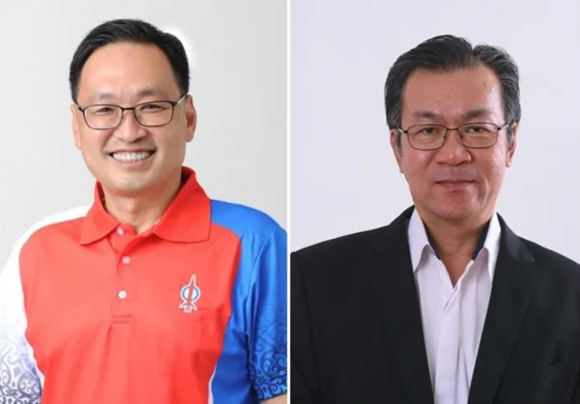 叶耀星（右）与张健仁（左）。