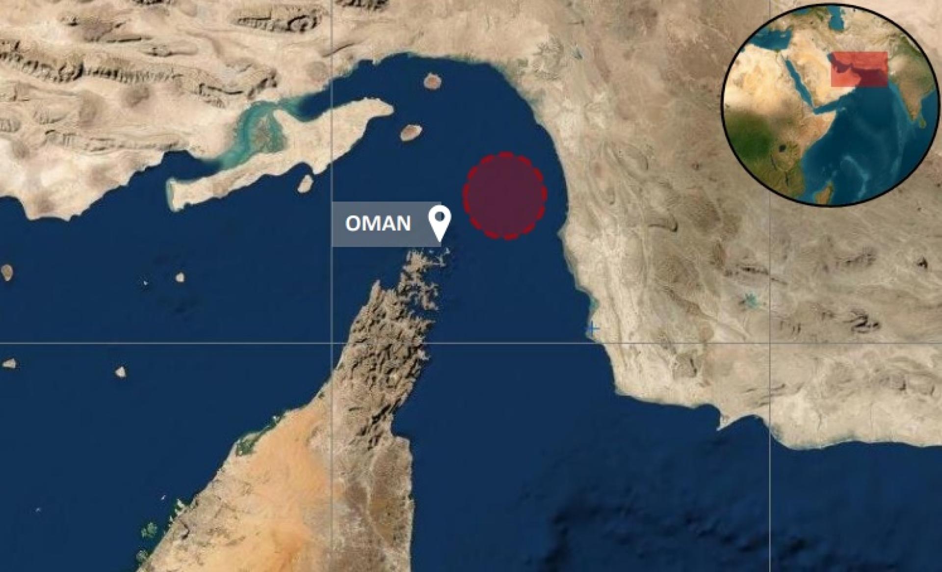 UKMTO接获有货柜船在阿曼东北15海里处遇袭。