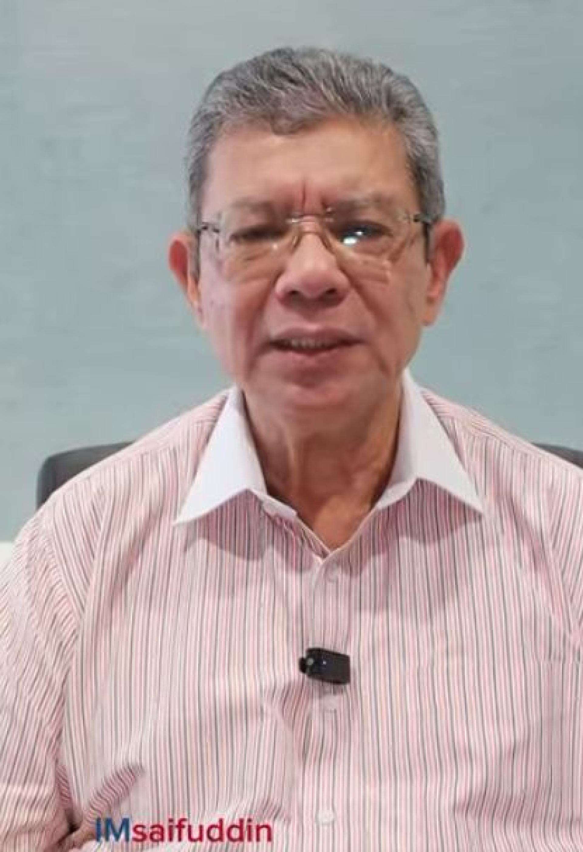 赛夫丁（图）质疑，为何慕尤丁却更热衷于要求委任新的国会反对党领袖。