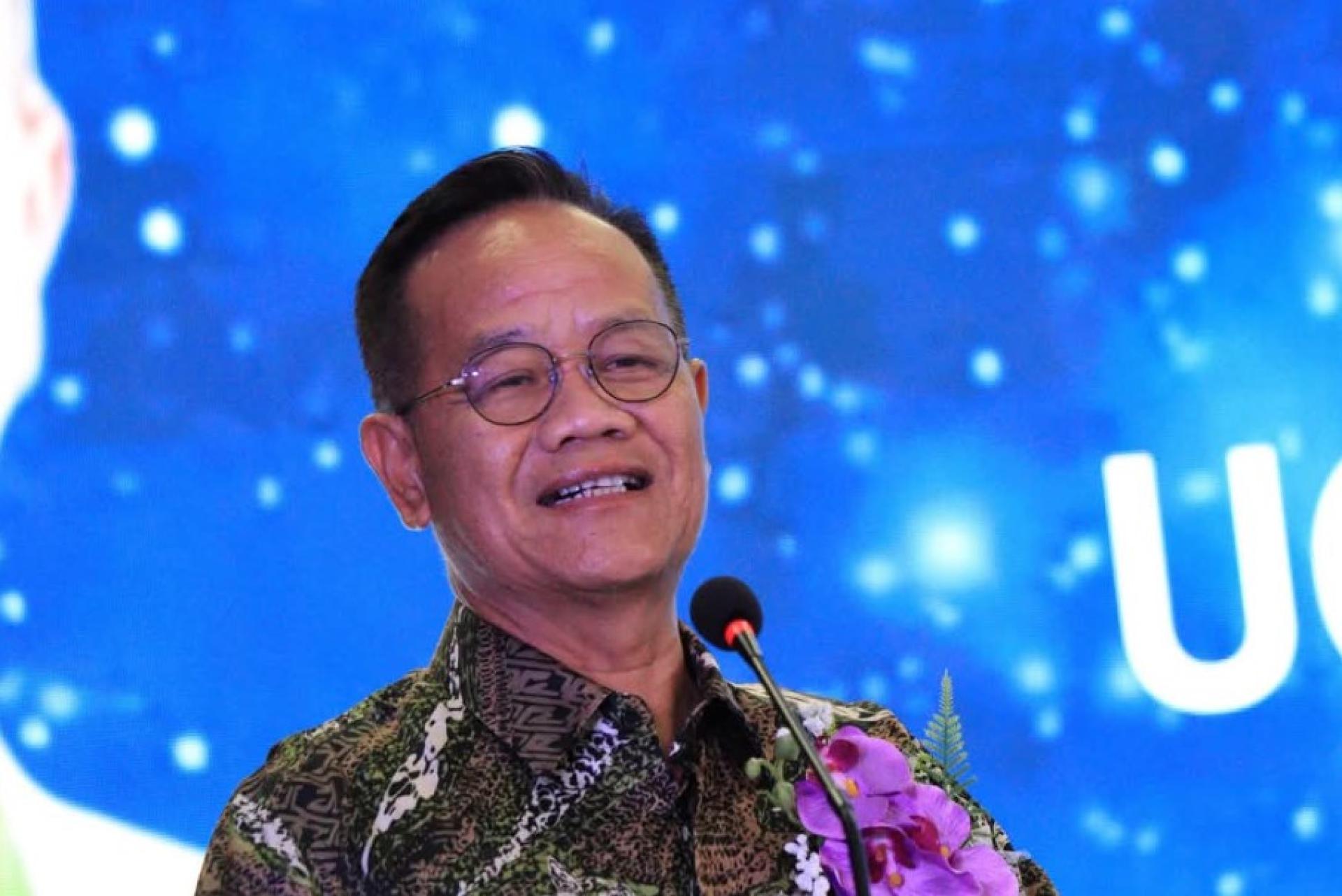 里旺发表演说。（图片：UKAS）