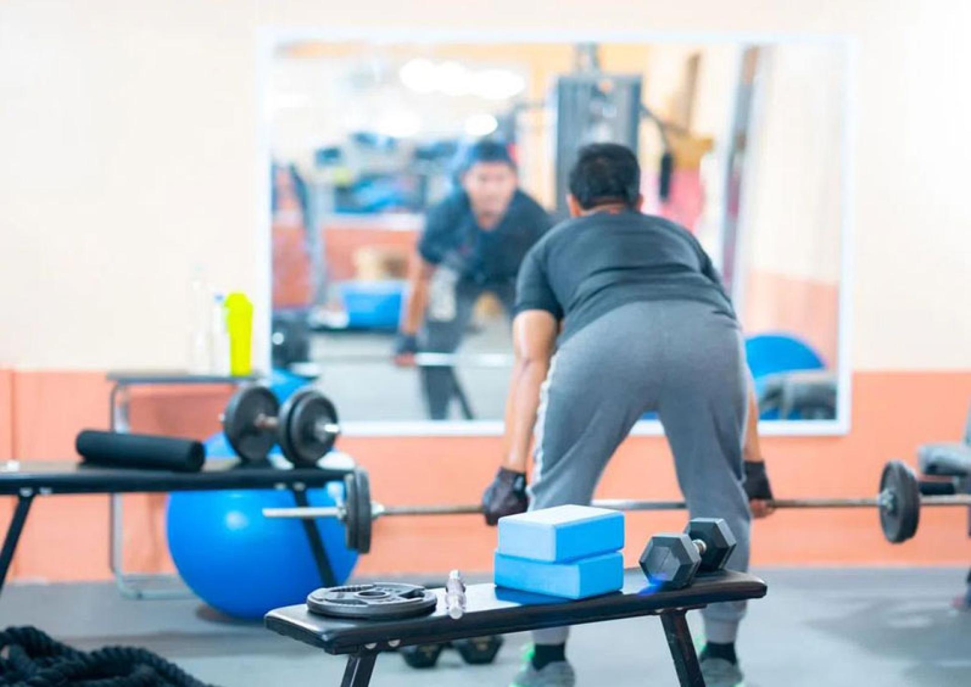 死者对健美感兴趣，也曾参加过比赛。（示意图）