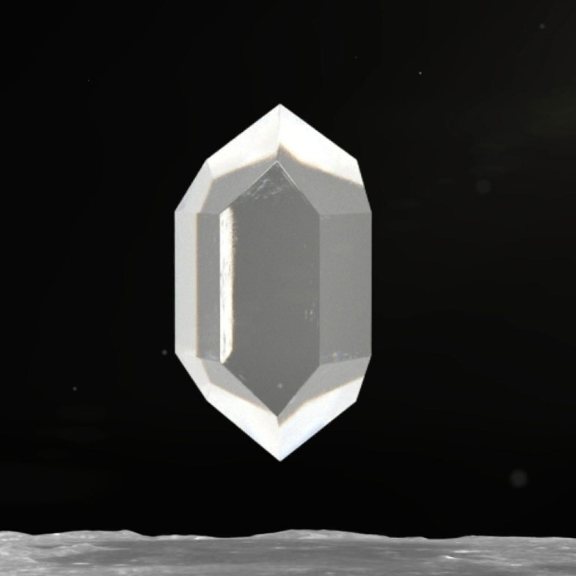 镁嫦娥石理想晶体图。