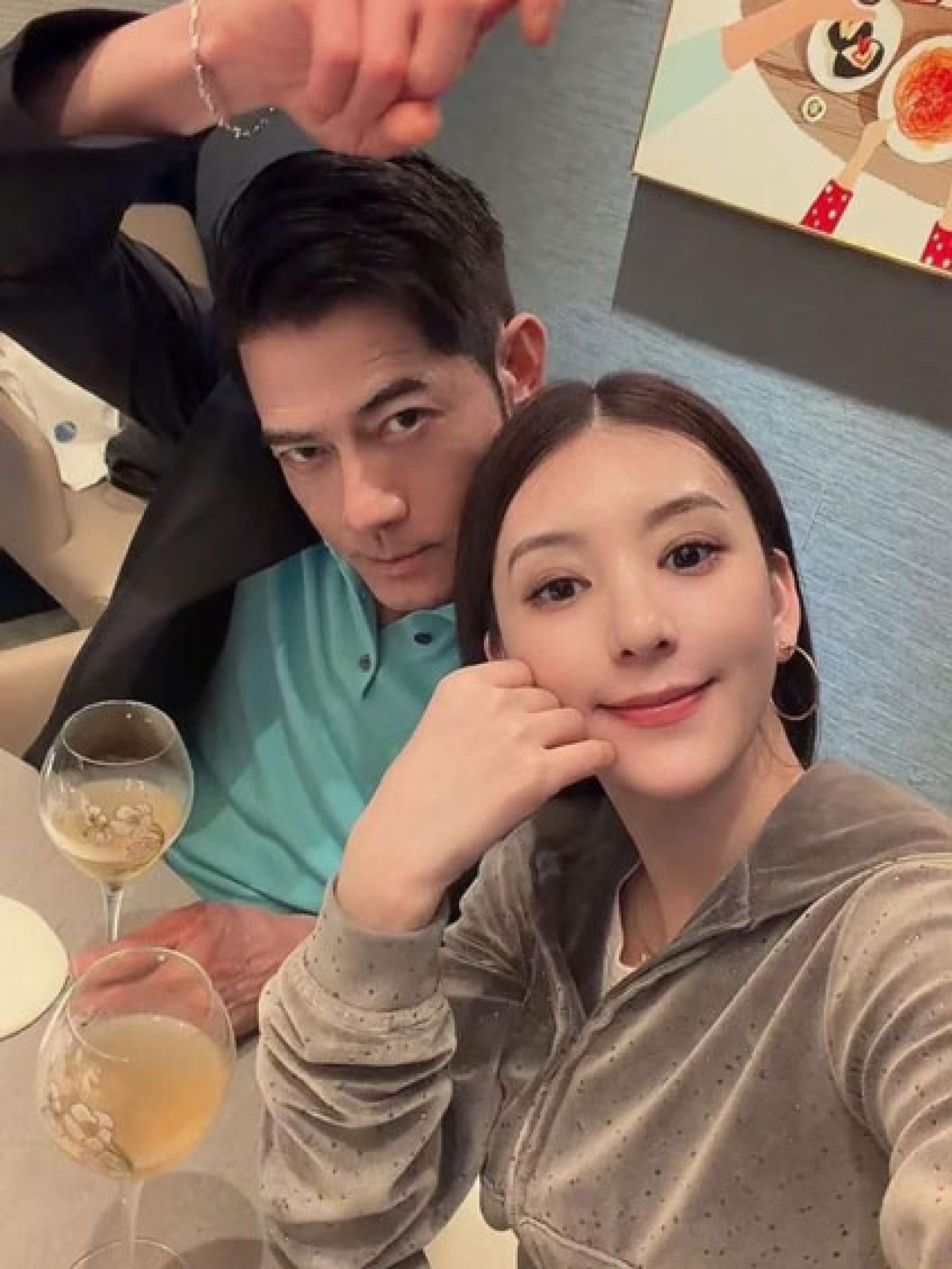 郭富城早前与方媛庆祝结婚周年纪念。