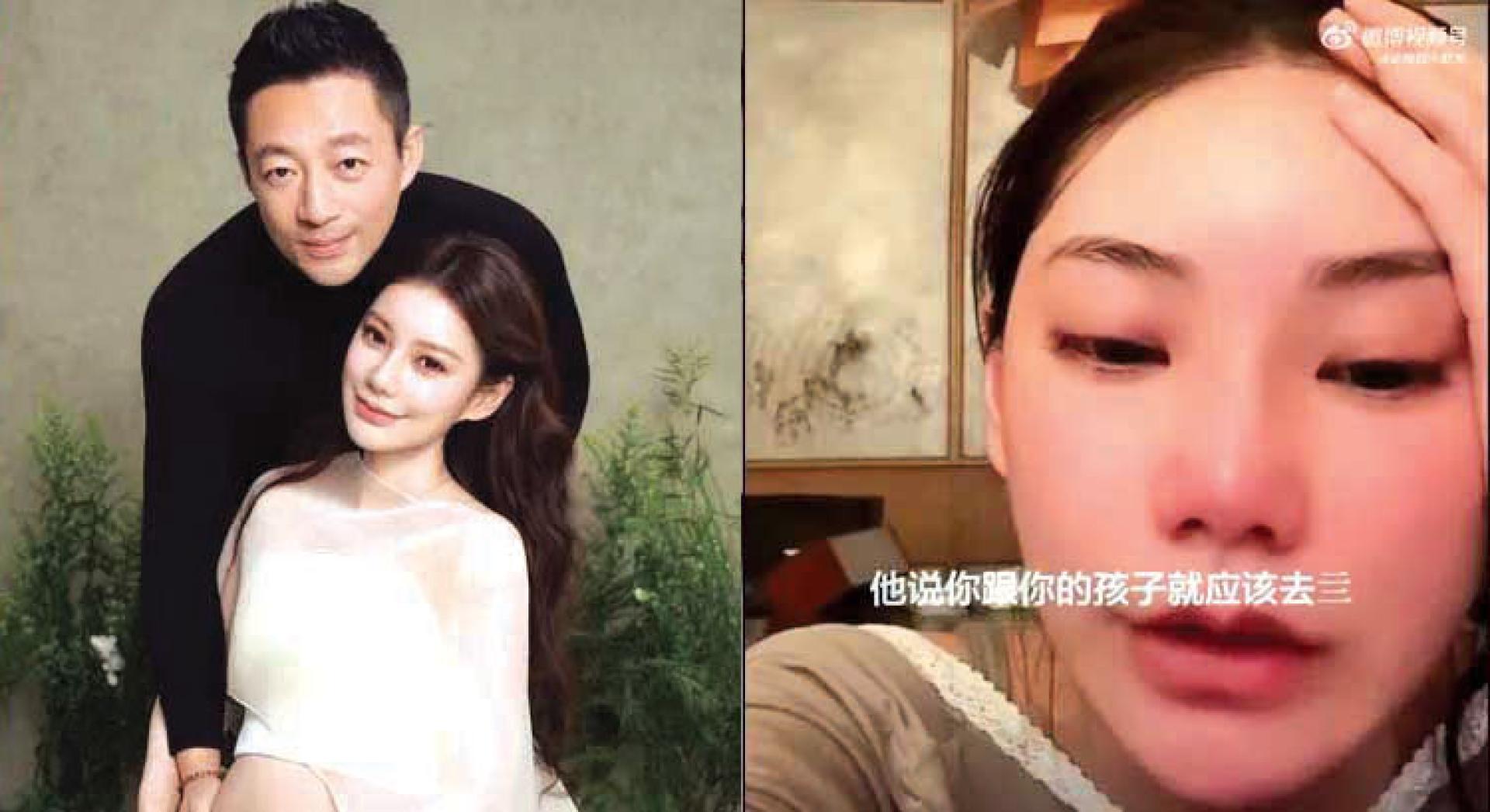 马筱梅面对众多网友攻击，一度情绪溃堤。