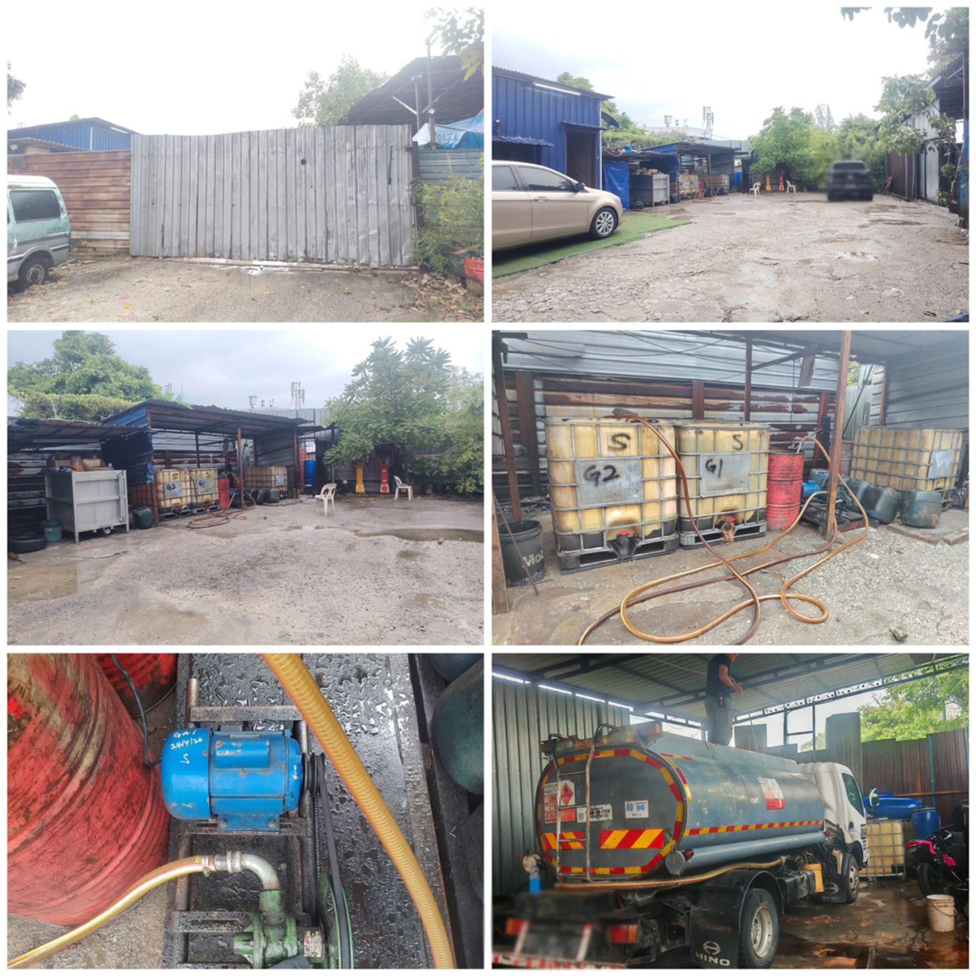 警方在3个地点展开转售津贴柴油突击行动。