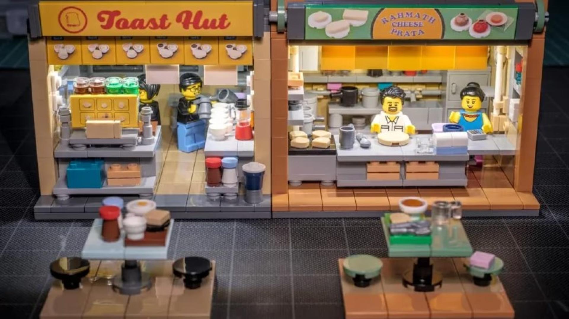 一名美国男子到访我国时被小贩文化深深吸引，特意将喜欢的摊位制作成乐高模型，并作为礼物送给摊贩。