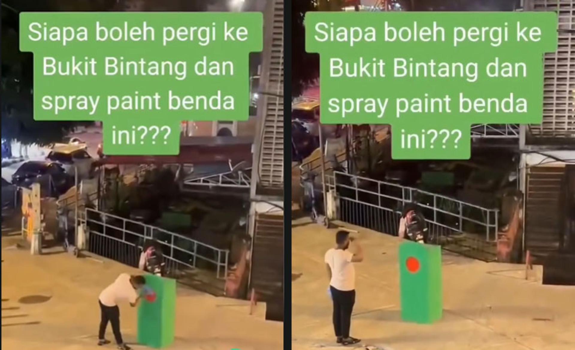 一名男子在擦拭“纪念碑”后还行敬礼的画面，引起网民热议。