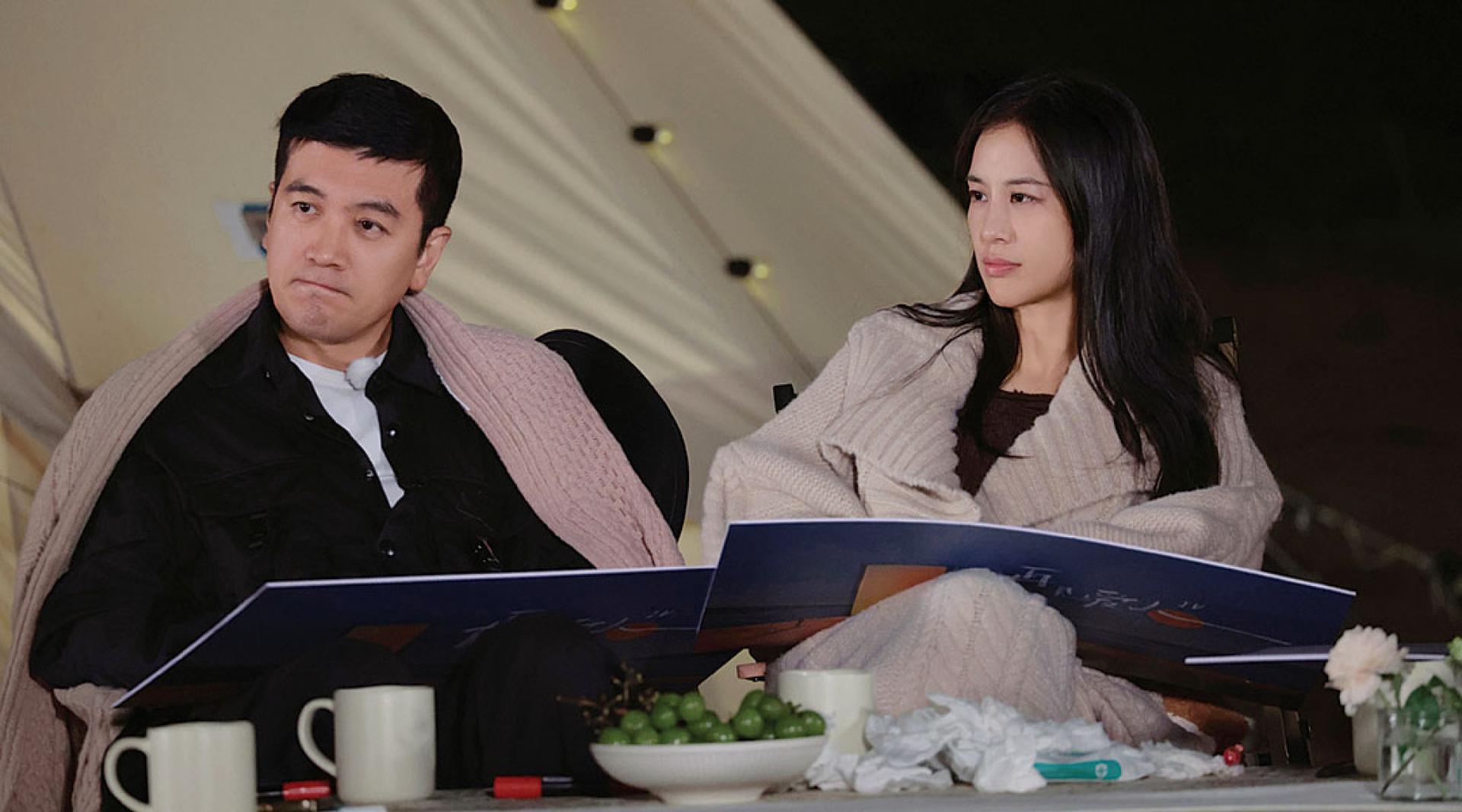 杨子与黄圣依一起上《再见爱人4》。